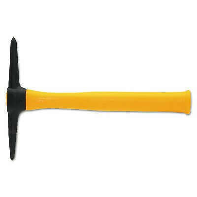 Lenco 9210 Chipping Hammer Steel Chipping Hammer, 12 in OAL, Steel Cross Chisel and Pick Head, Straight Handle