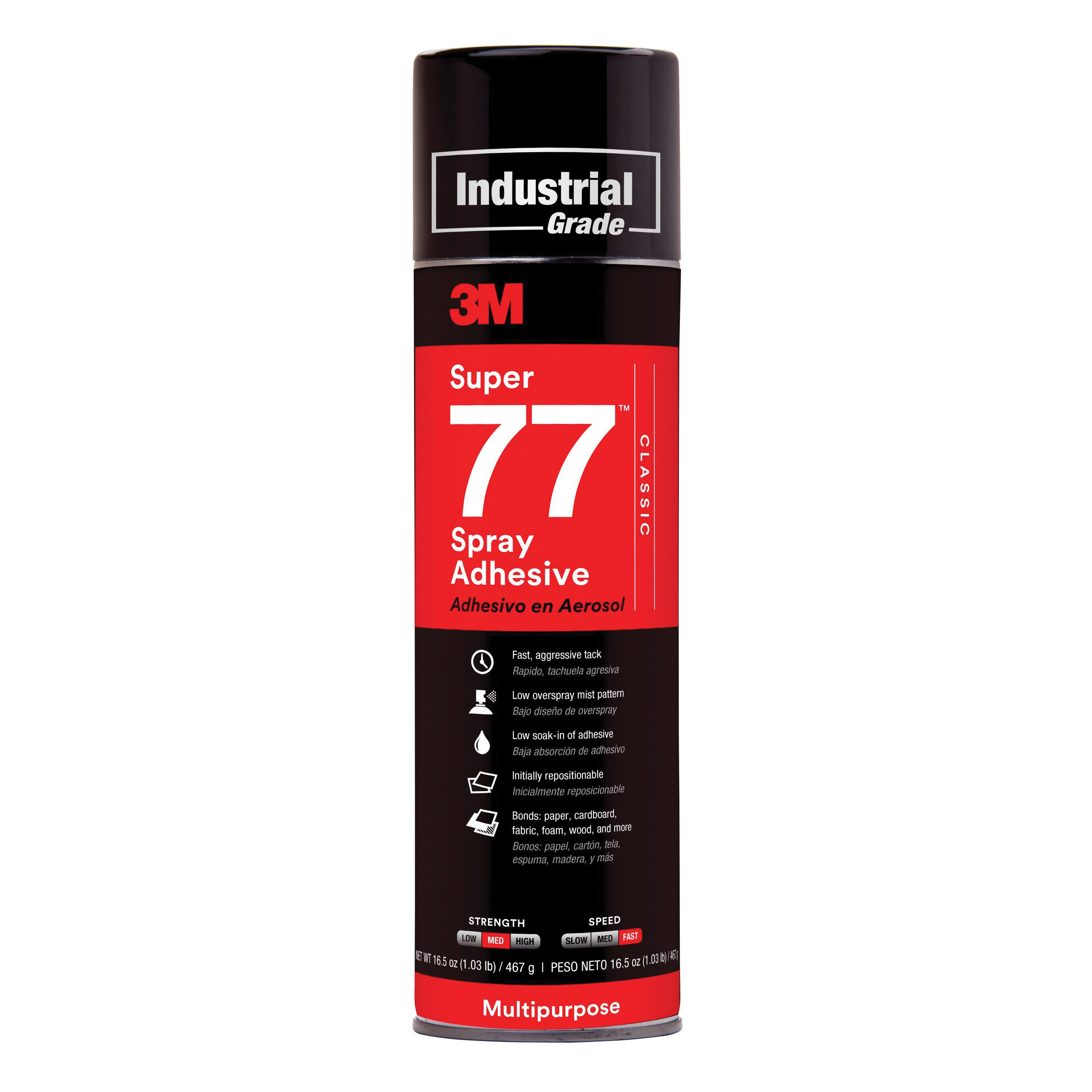 3M SUPER 77 MULTIPURPOSE SPRAY ADHESIVE