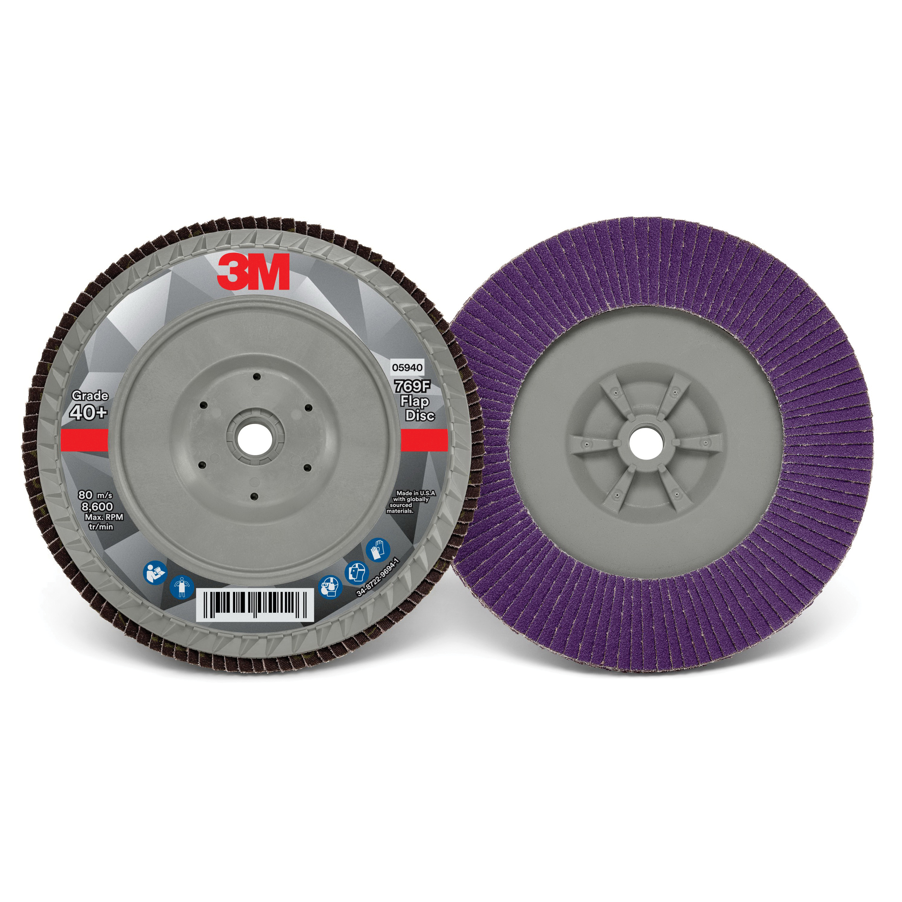 CTD ABRSV FLAP DISC 7IN 40+
