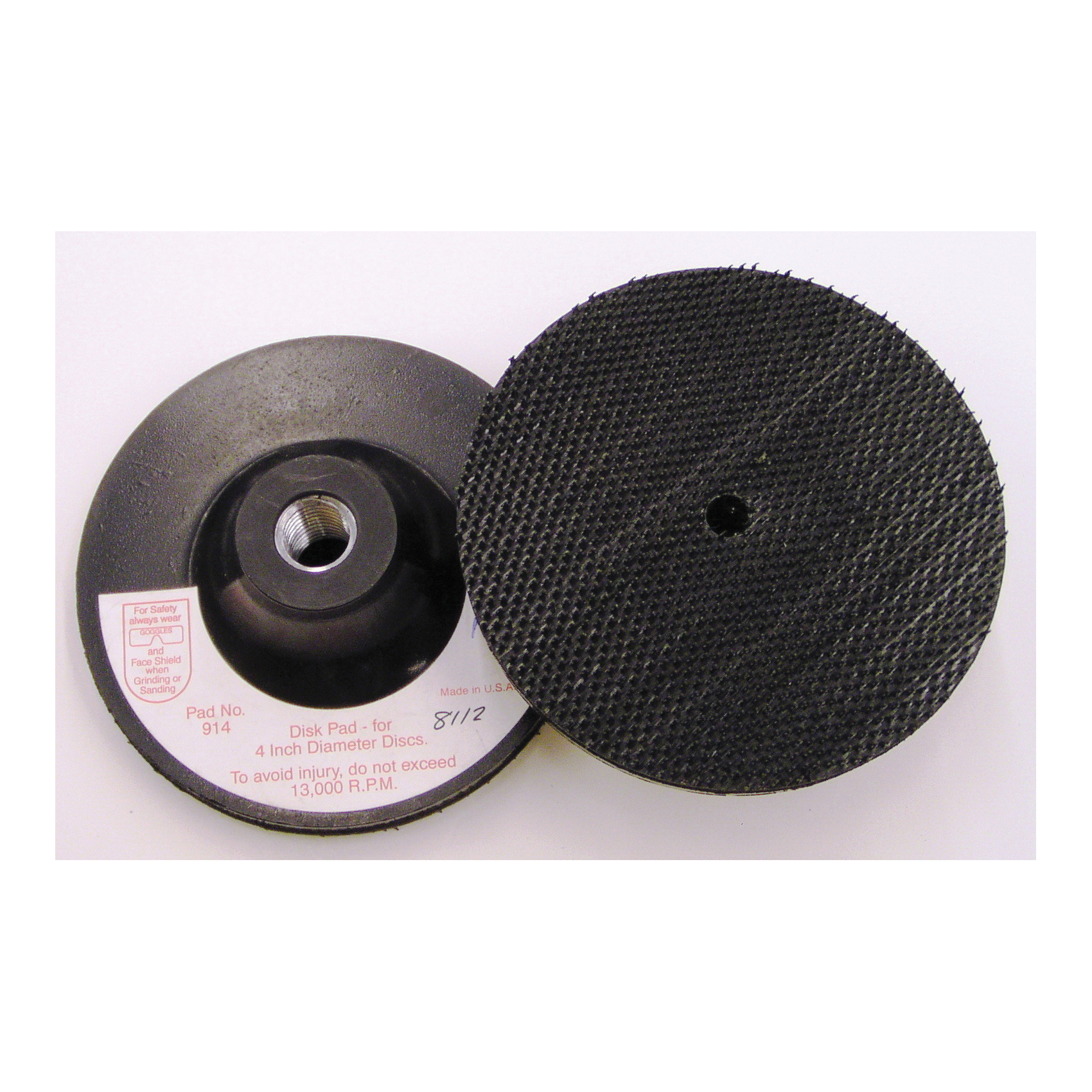3M DISC PAD HOLDER 914 4 IN X 1/8 IN X