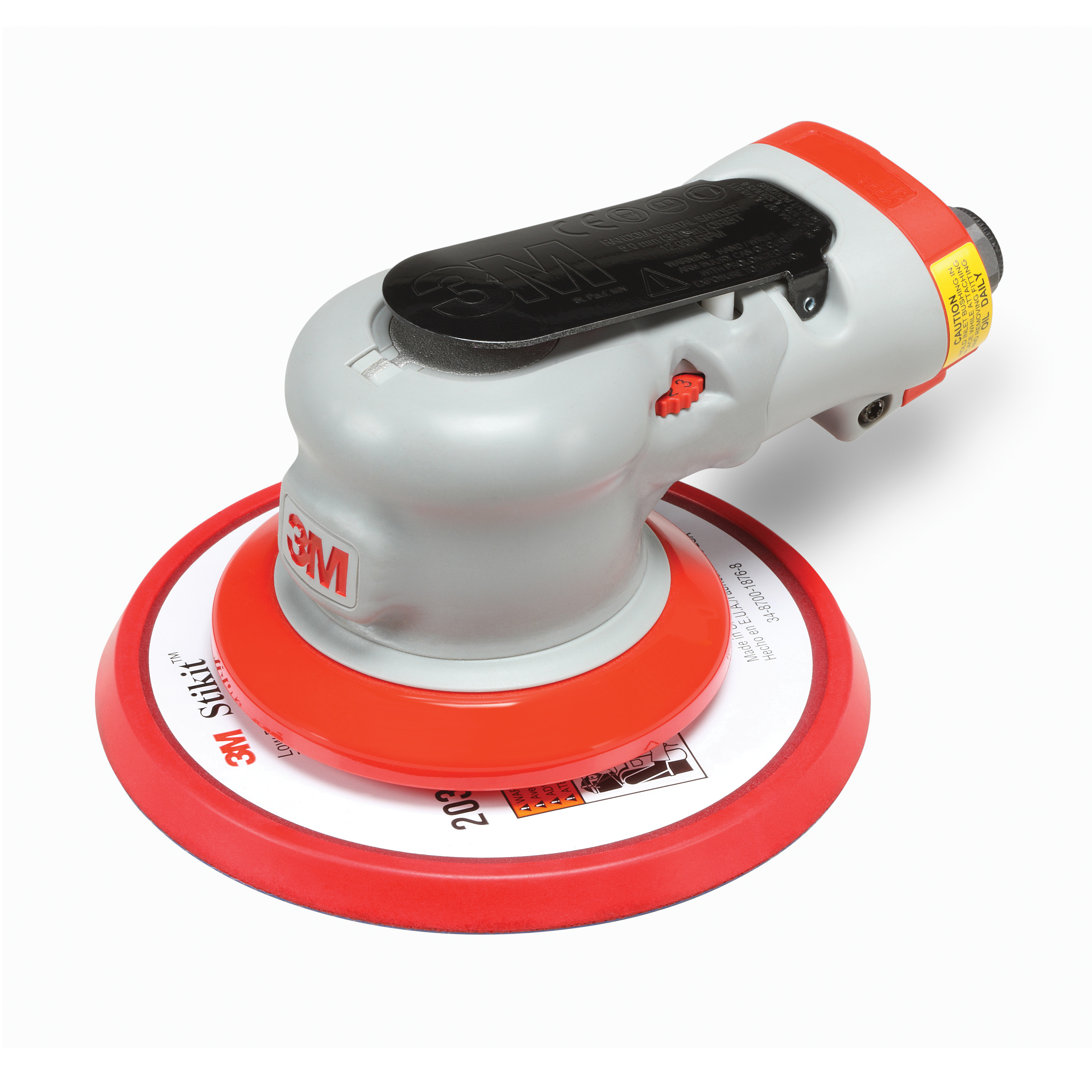 PNEU ORBITAL SANDER BARETOOL 6IN 17SCFM