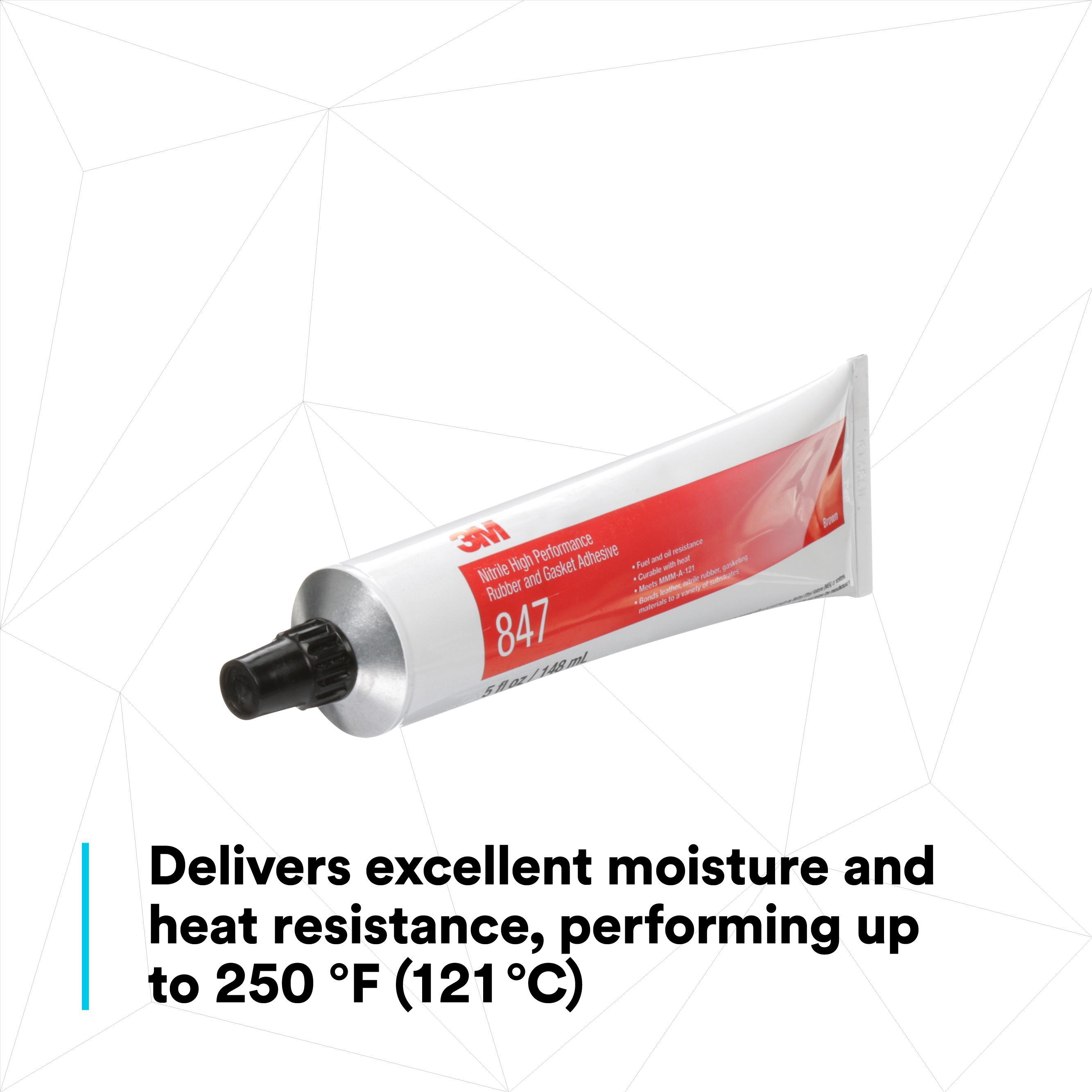 847 3M 5 OZ RUBBER GASKET ADHESIVE