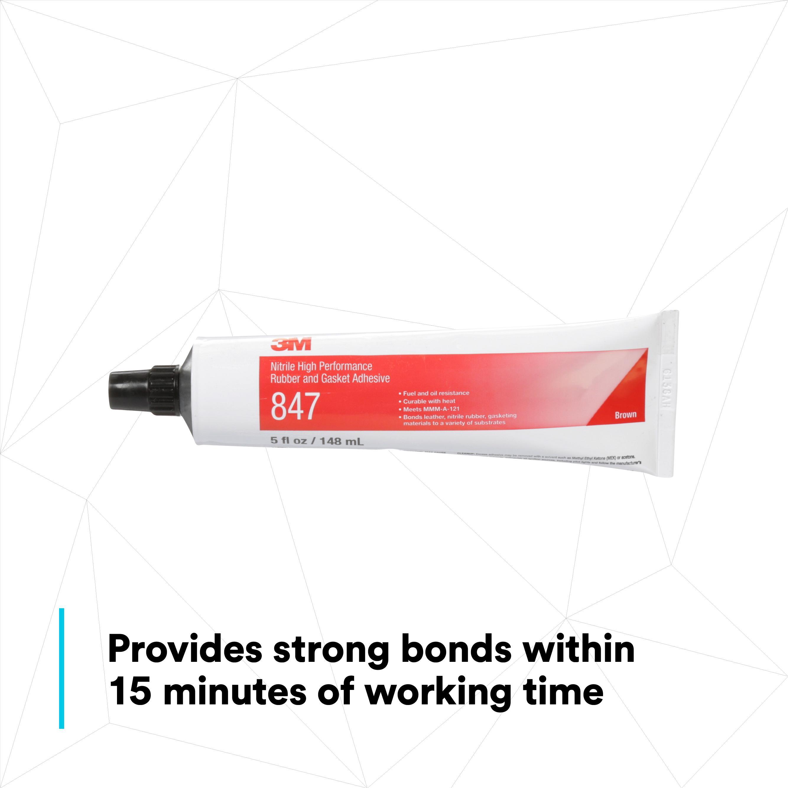 847 3M 5 OZ RUBBER GASKET ADHESIVE