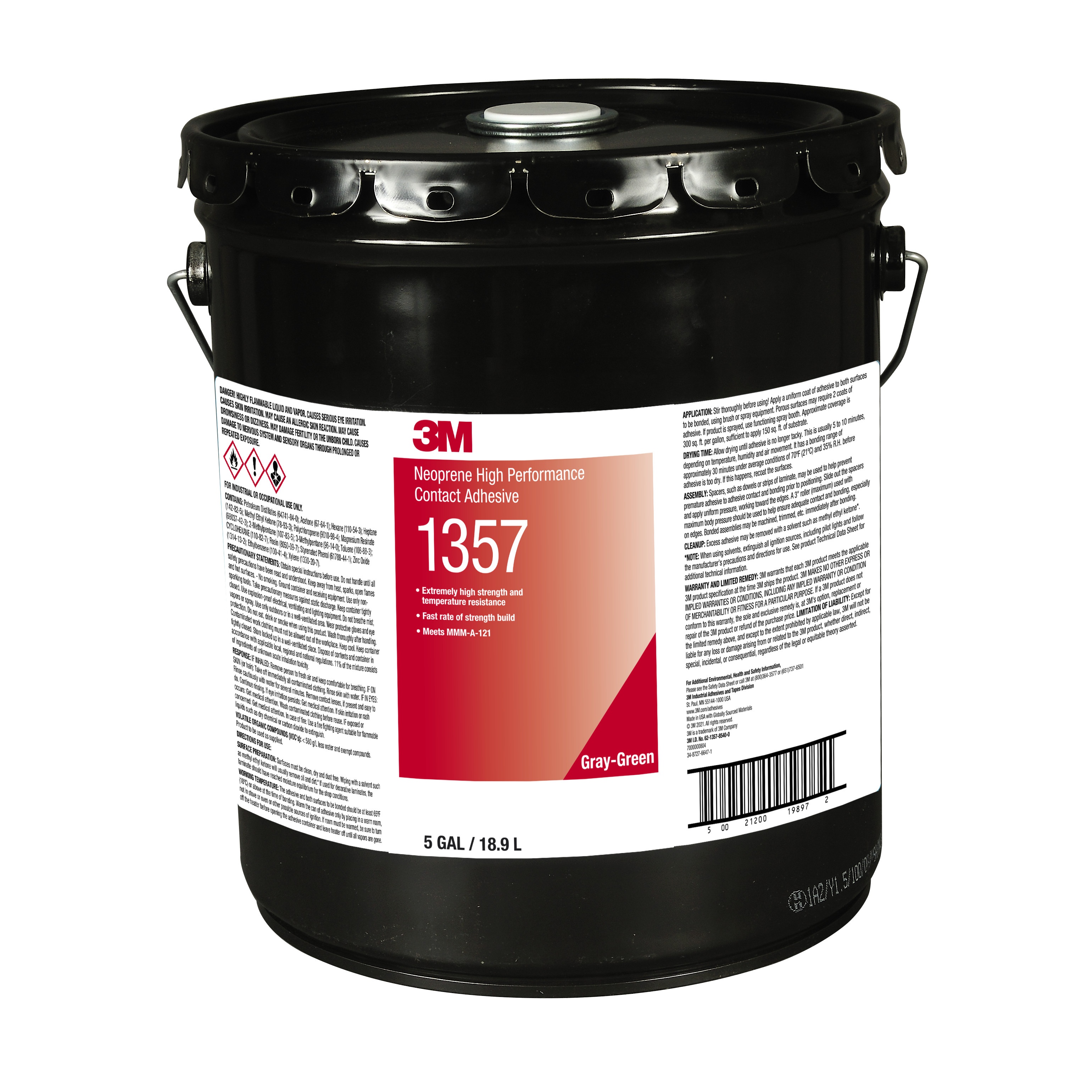 1357 SCOTCH-GRIP CONTACT ADH 5 GA