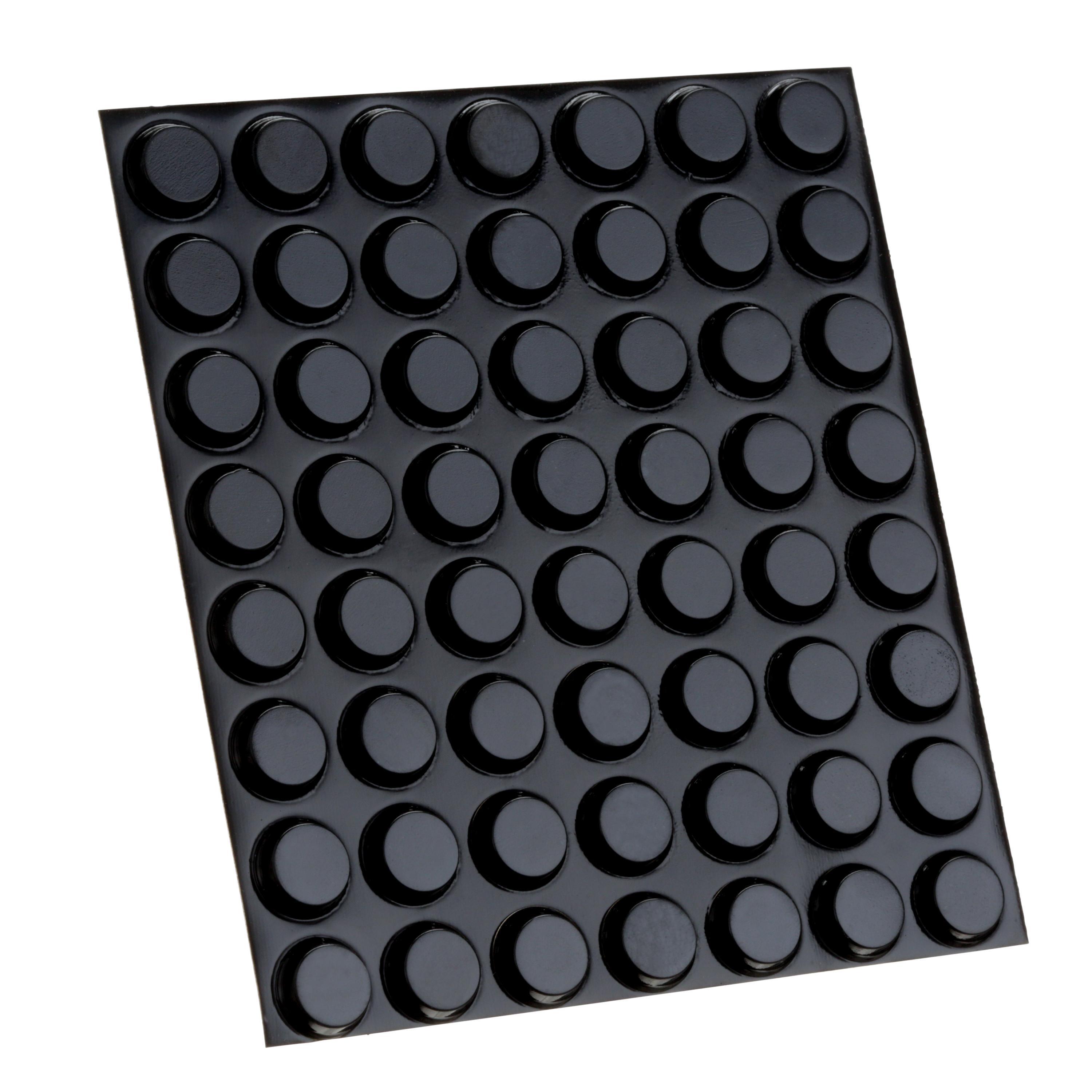 PROT BUMPER CYLINDRICAL FLATTOP BLACK