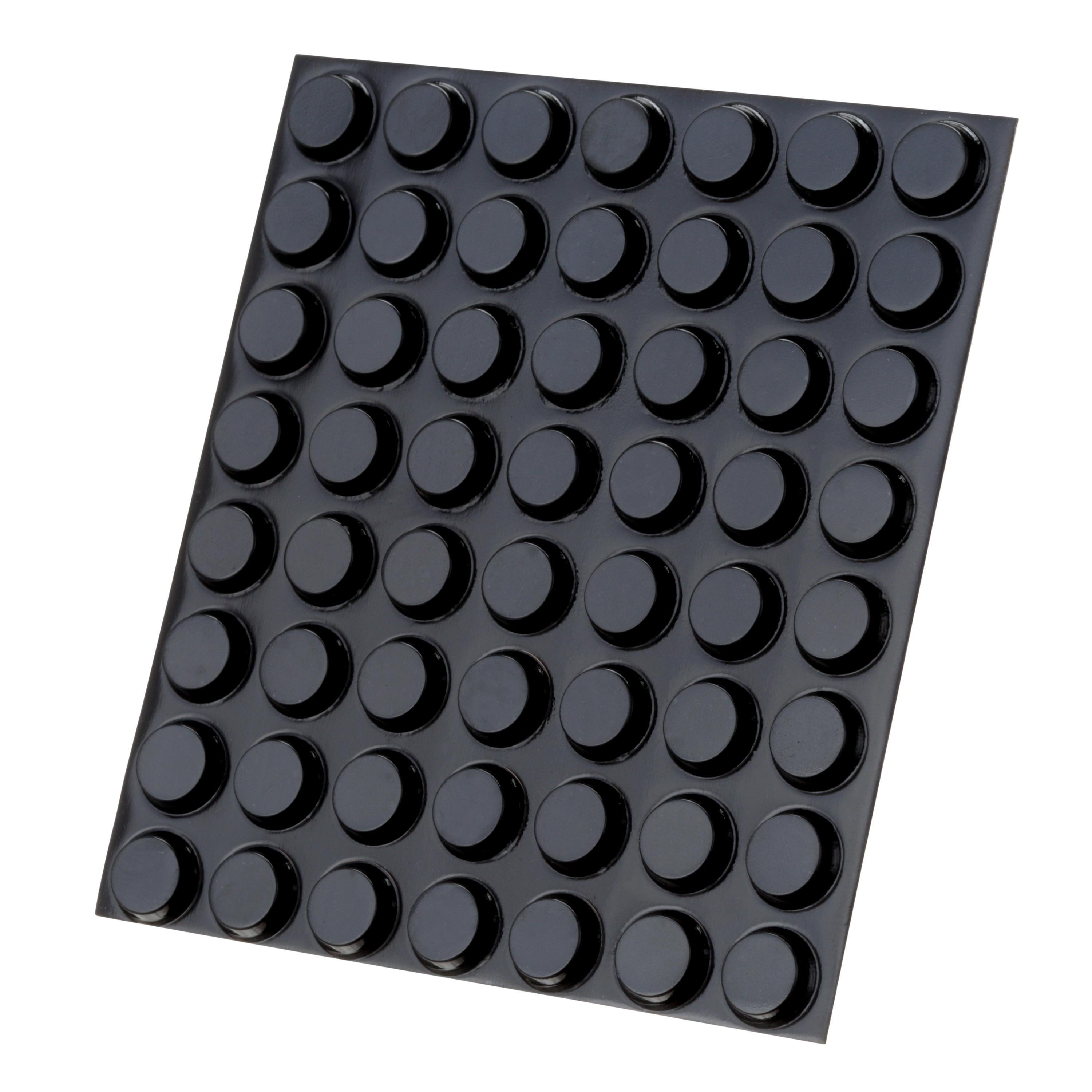 PROT BUMPER CYLINDRICAL FLATTOP BLACK
