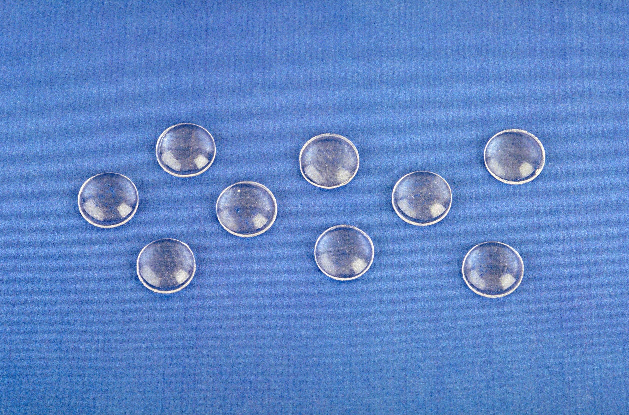 PROT BUMPER CIRCULAR HEMISPHERE CLEAR