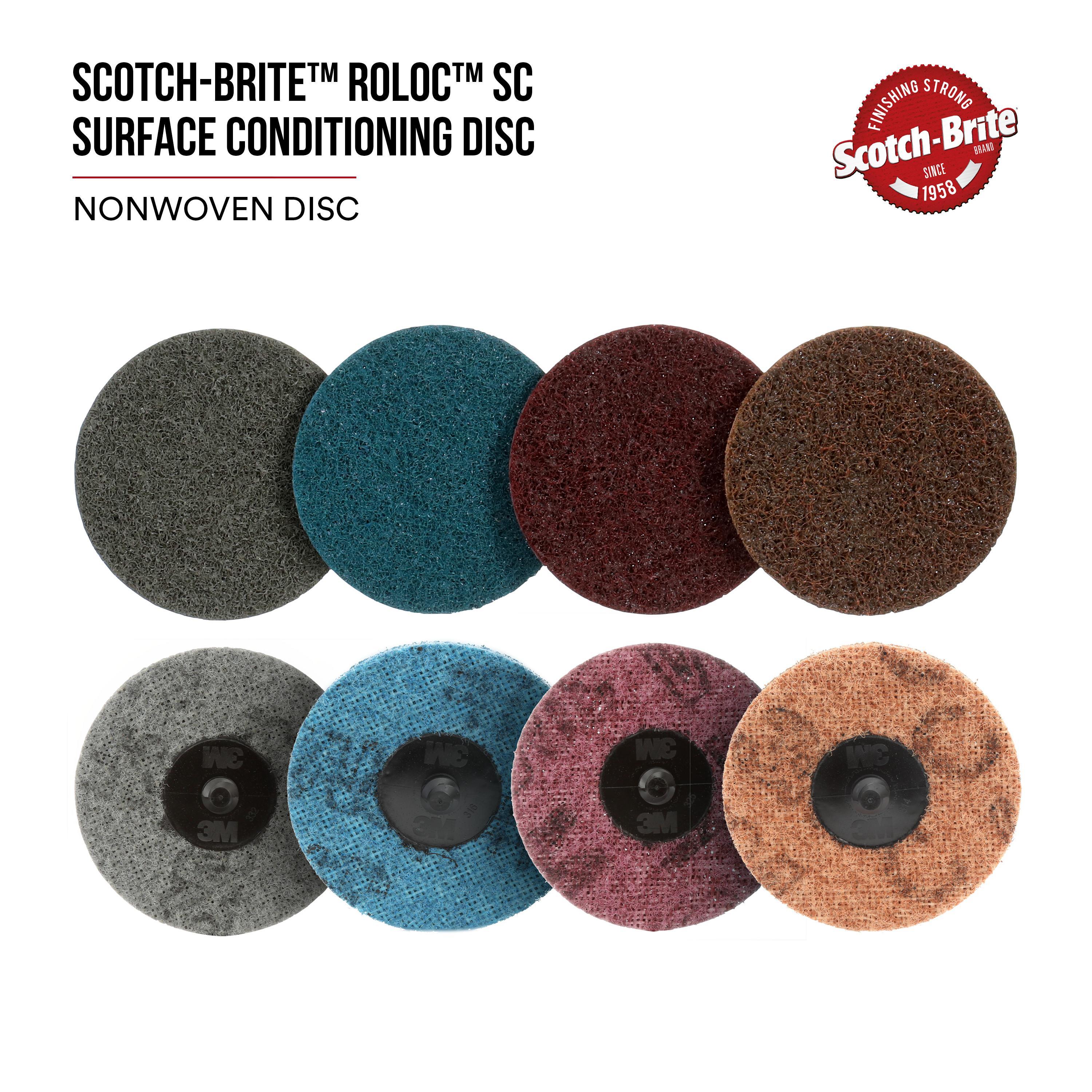 NON-WOVEN ABRSV QUICK-CHG DISC 1-1/2IN