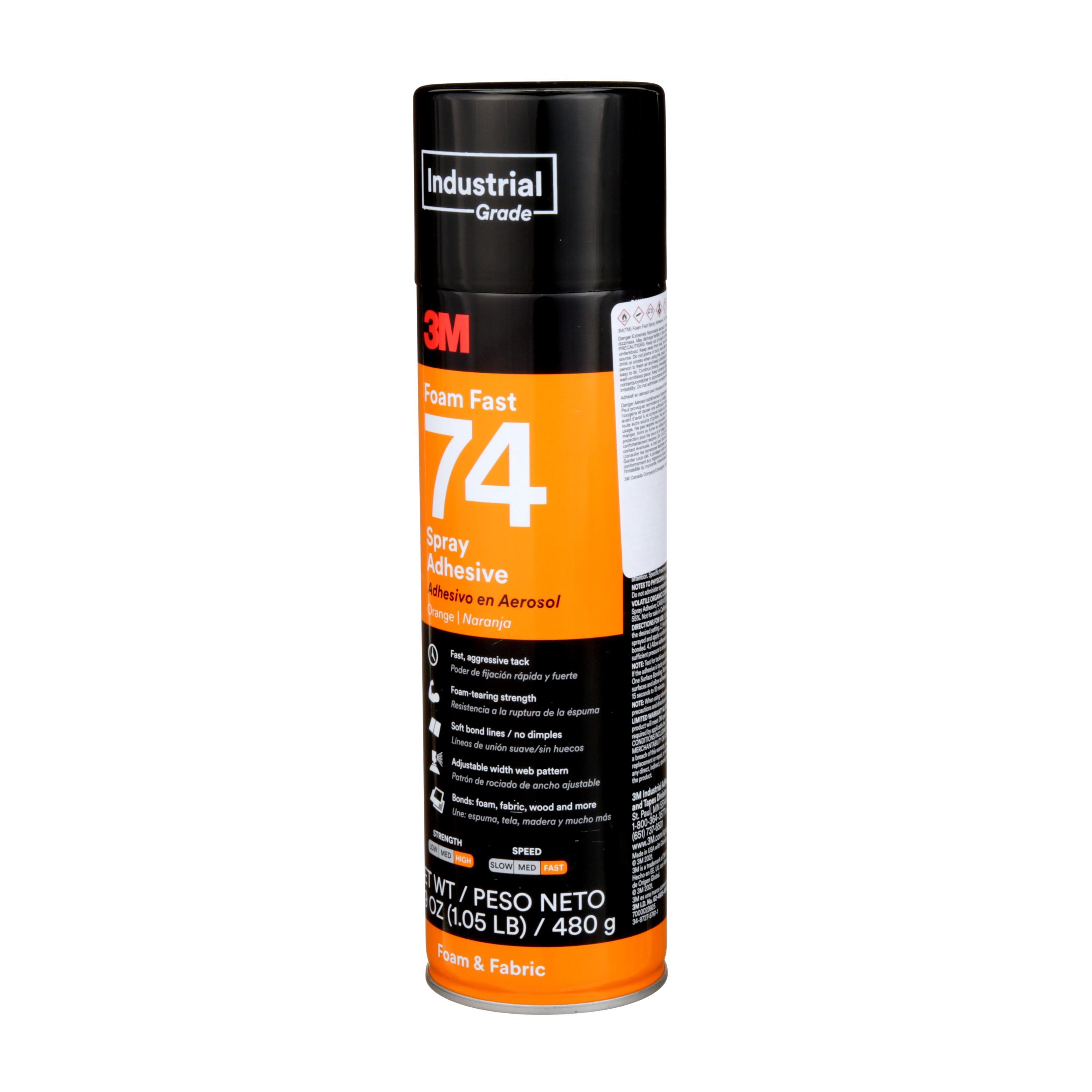 ADHESIVE SPRAY FOAM FAST 74 ORANGE