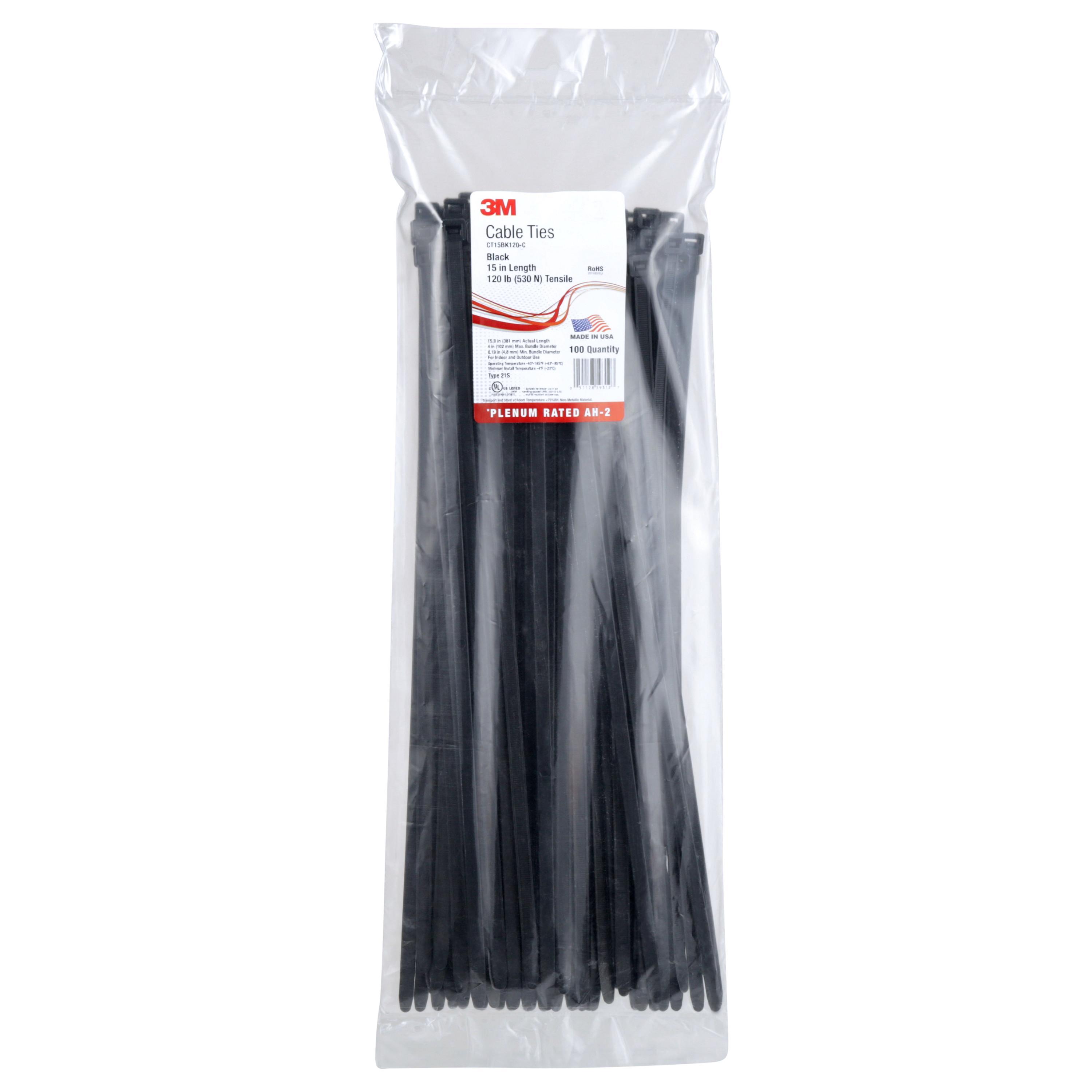 STD CBL TIE 15IN 0.3IN 0.069IN NYLON 6/6