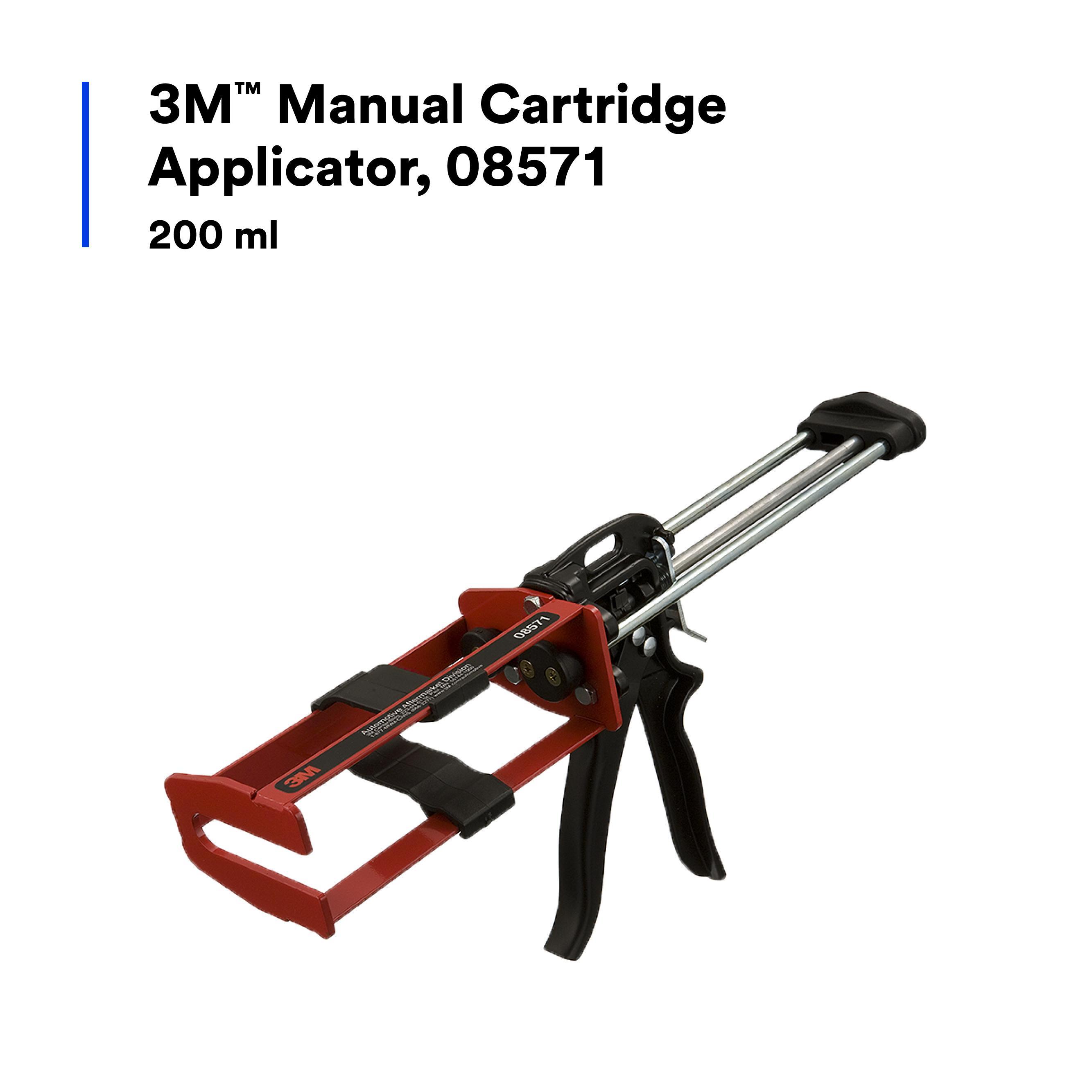 CAULK GUN 200ML CARTRIDGE BLACK/RED