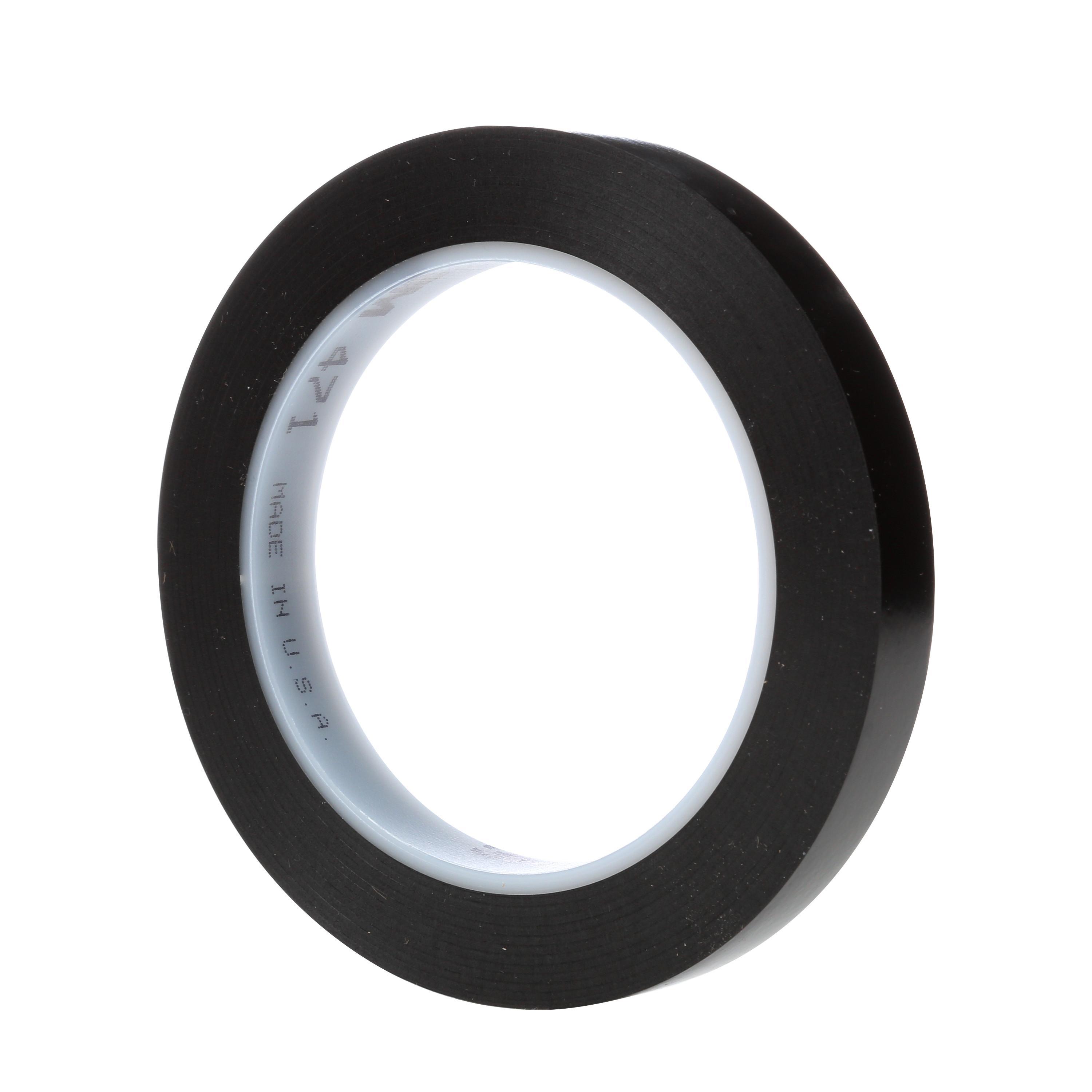 VINYL TAPE 36YD 1/2IN 5.2MIL RUBBER