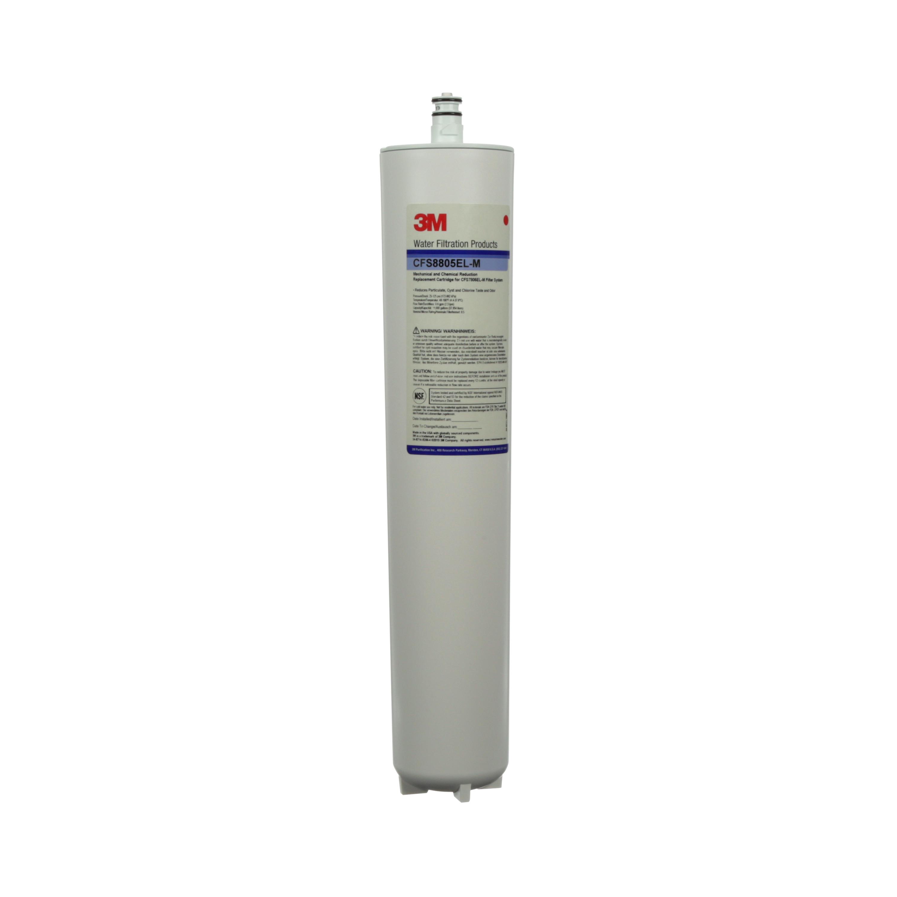 3M™ 7000050372 Replacement Water Filter Cartridge, 21.125 in L x 8 in W x 8.625 in H