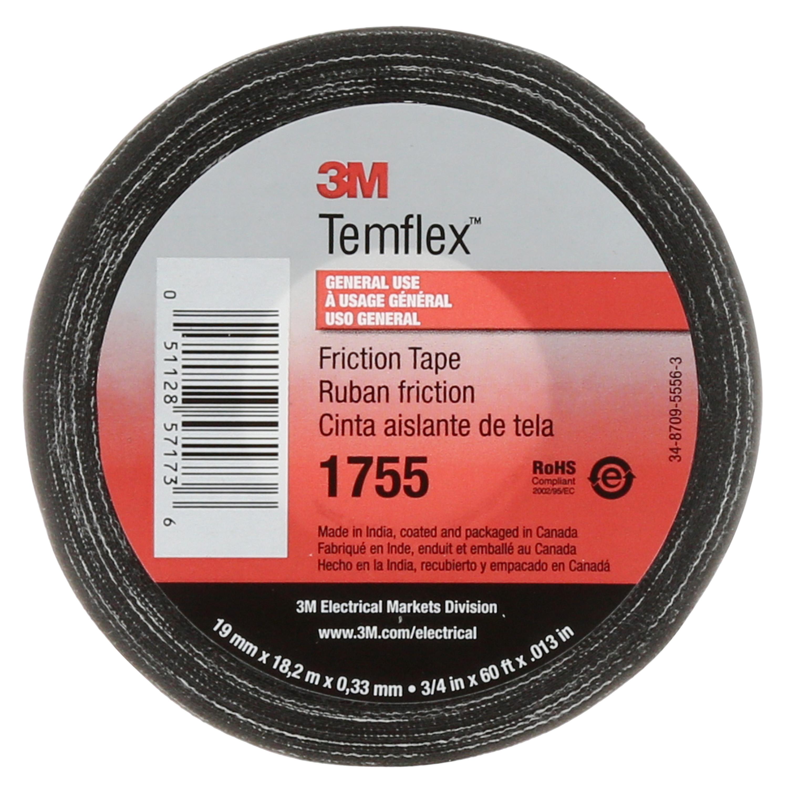 CLOTH TAPE 60FT 0.75IN 13MIL COTTON