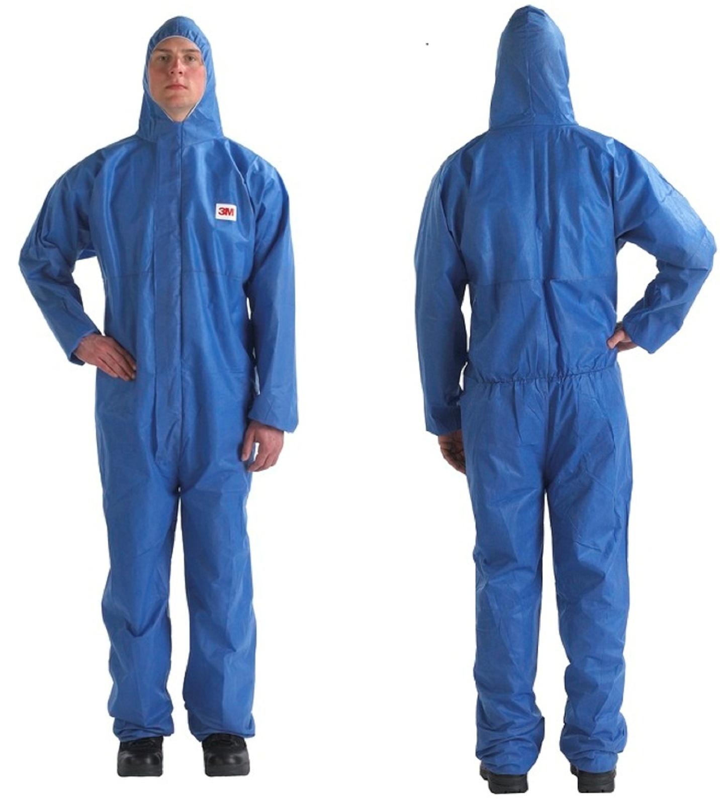4515-M-BLUE PROTECTIVE COVERALL