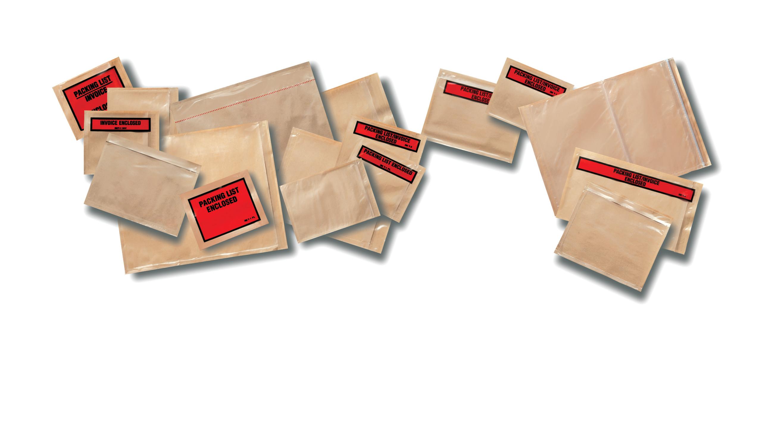 PACKING SLIP POUCH & PKT 12IN 9-1/2IN