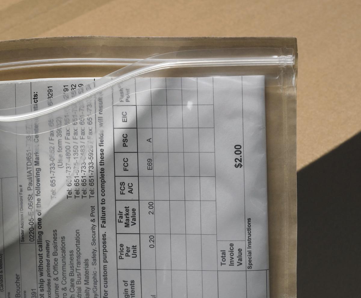 PACKING SLIP POUCH & PKT 5-1/2IN 4-1/2IN