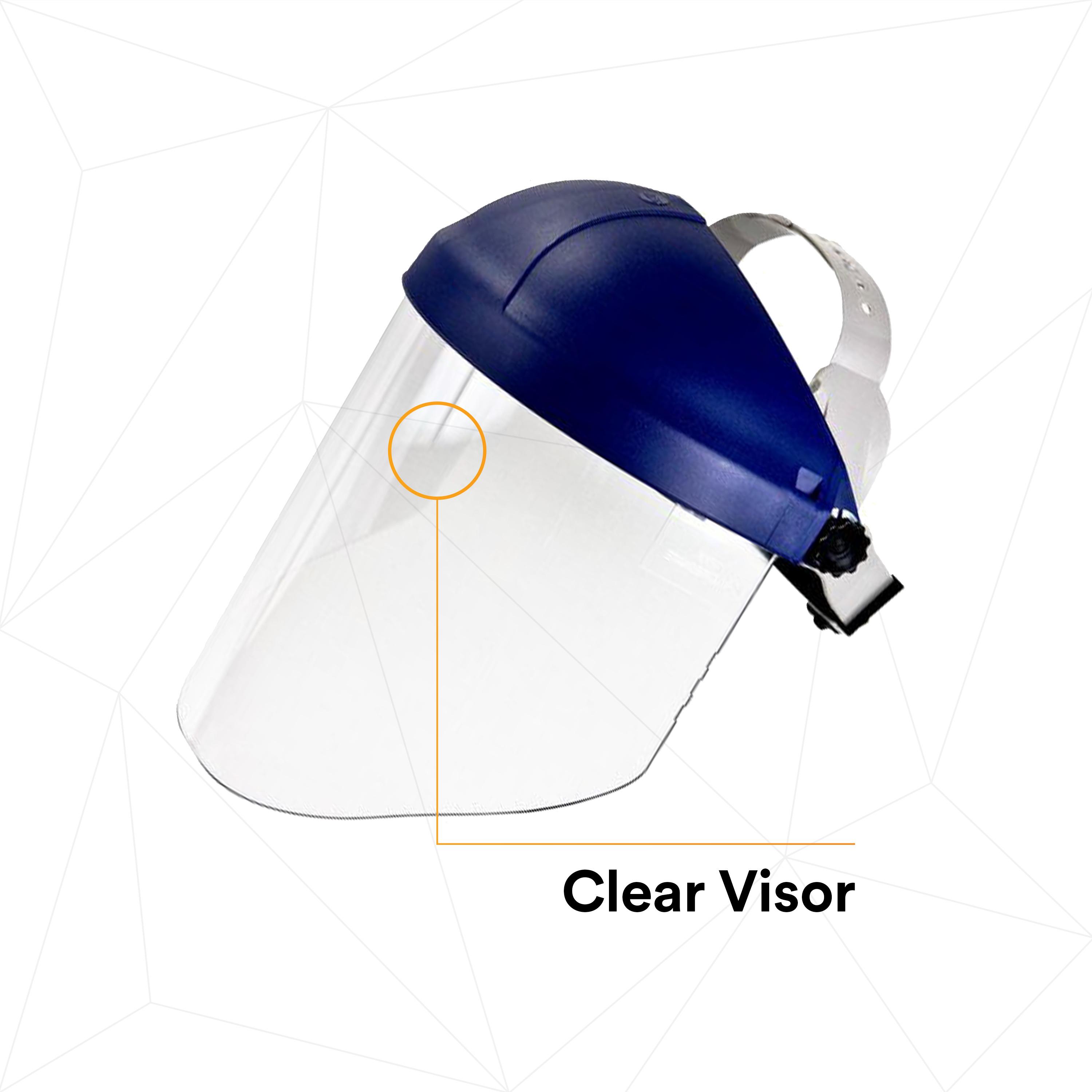 FACE SHLD ASSY CLEAR PROPIONATE 5-1/2IN