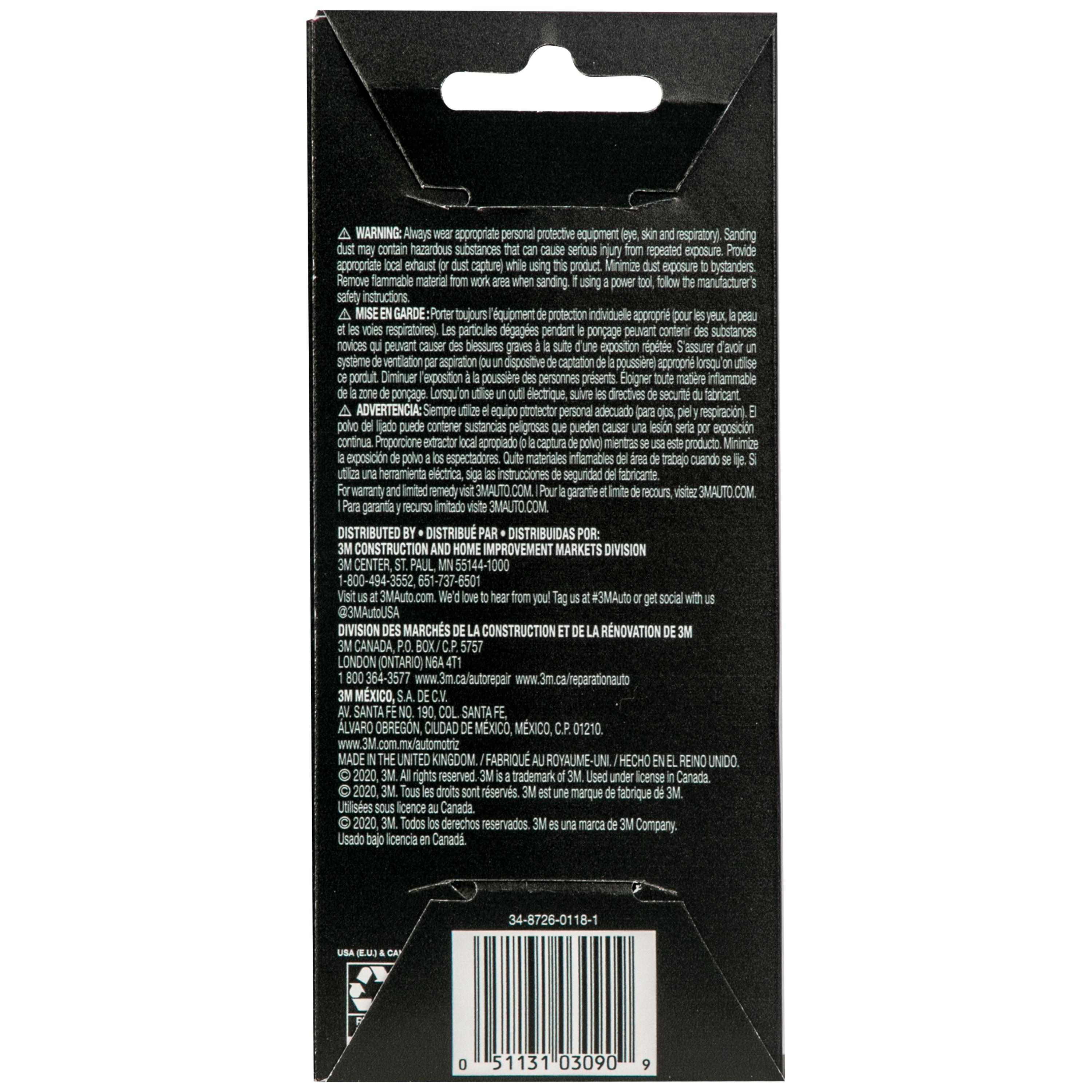 3M FINE GRIT SANDING SPONGE 03090 1200