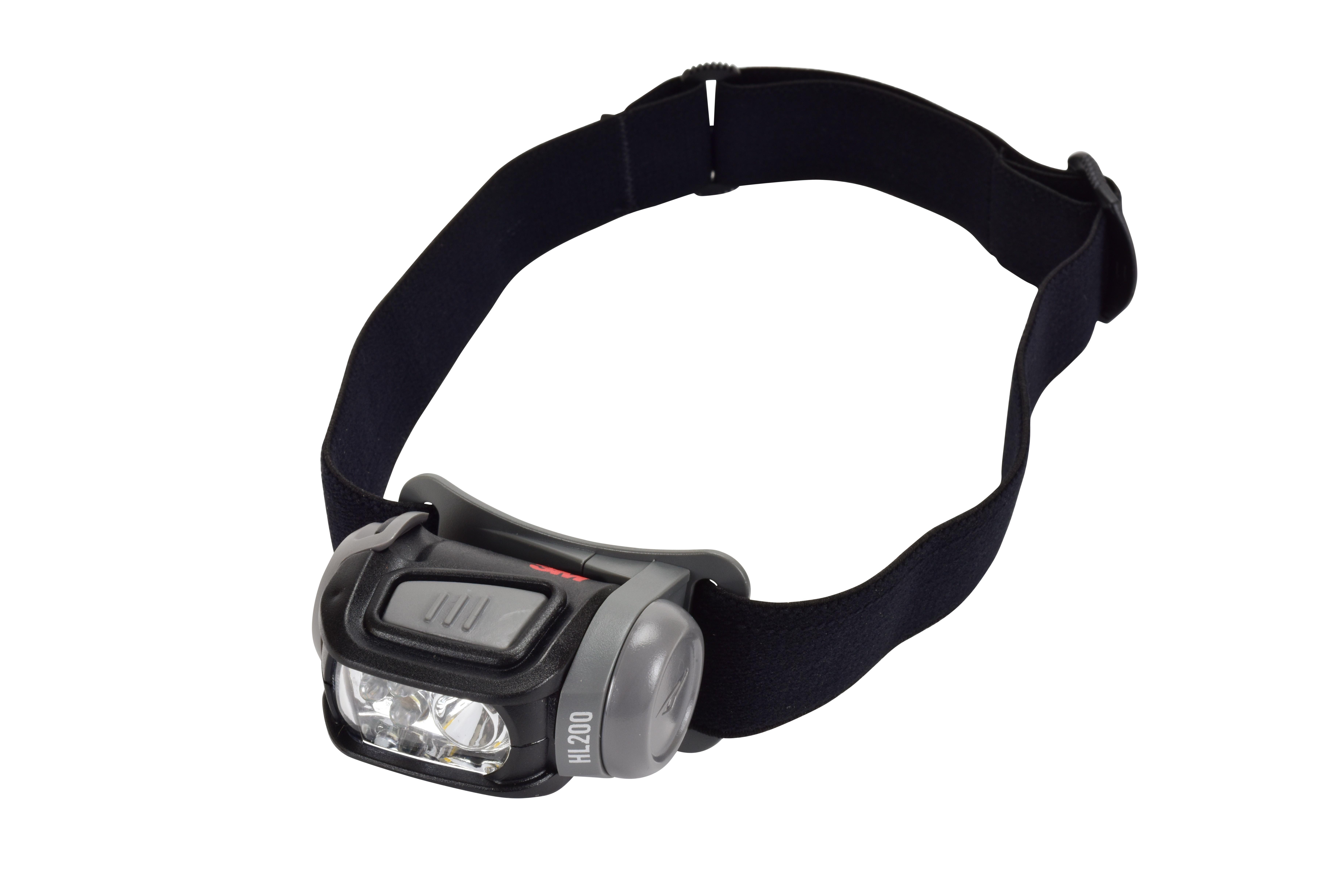 3M™ 7010316628 Lightweight Head Lamp, For Use With 3M™ Hard Hats, 150 Lumens, IPX-4 Water-Resistant, 4 Modes LED, Blue/Yellow