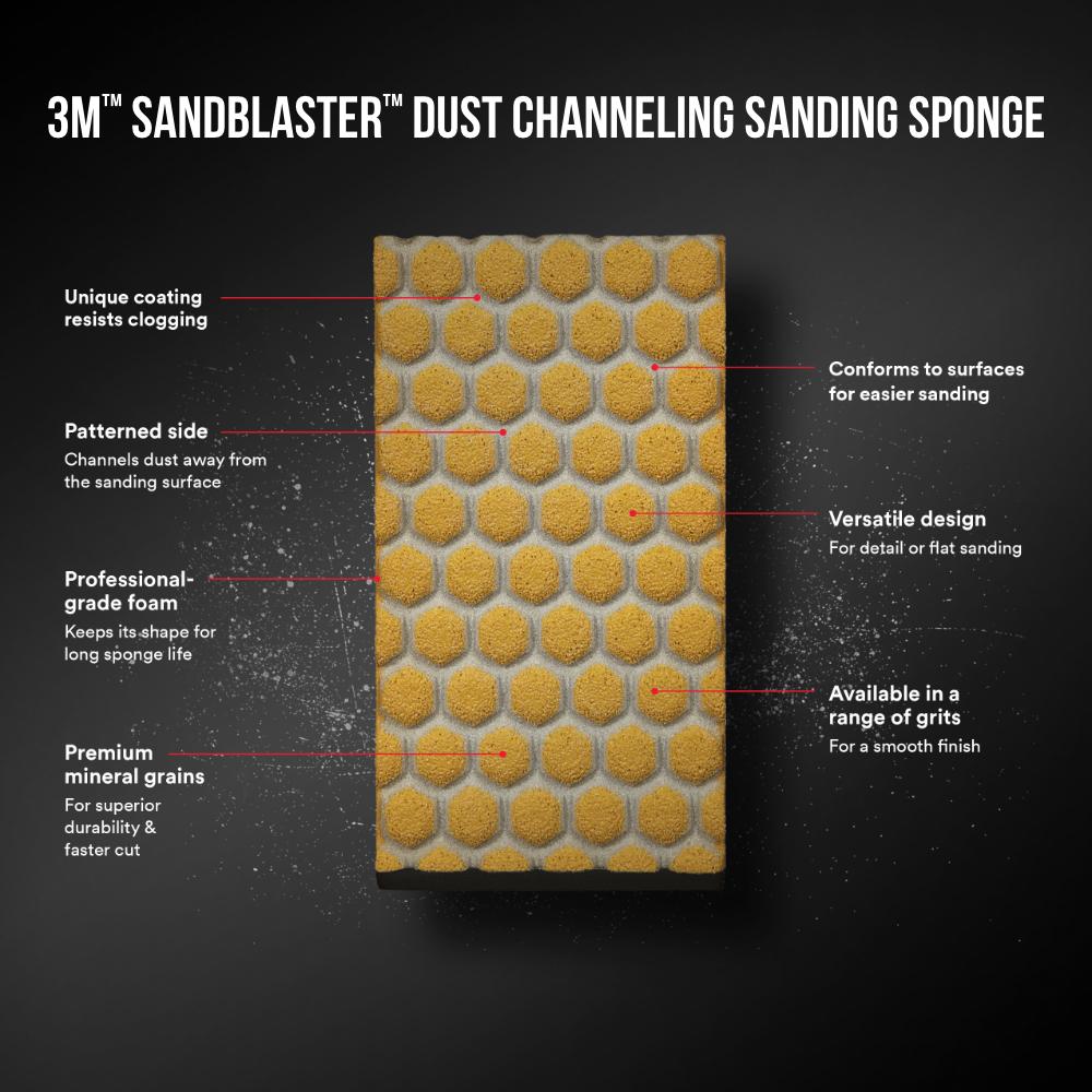 SANDING SPONG 4-1/2IN 2-1/2IN 1IN 120