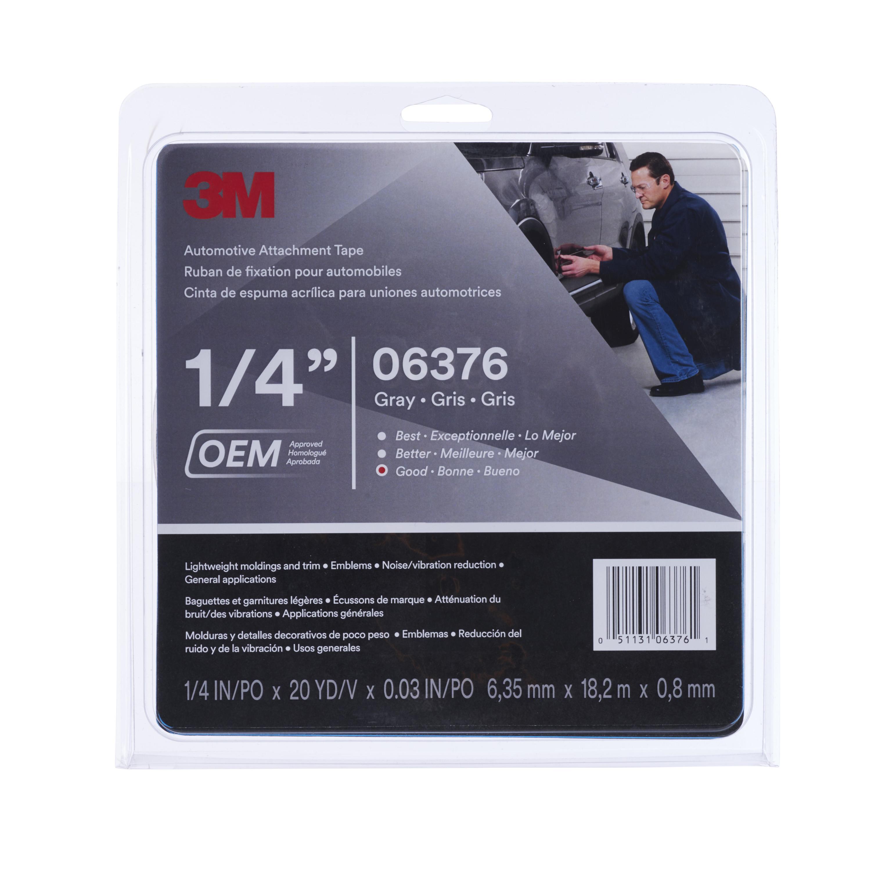 3M AUTOMOTIVE ATTACHMENT TAPE 06376