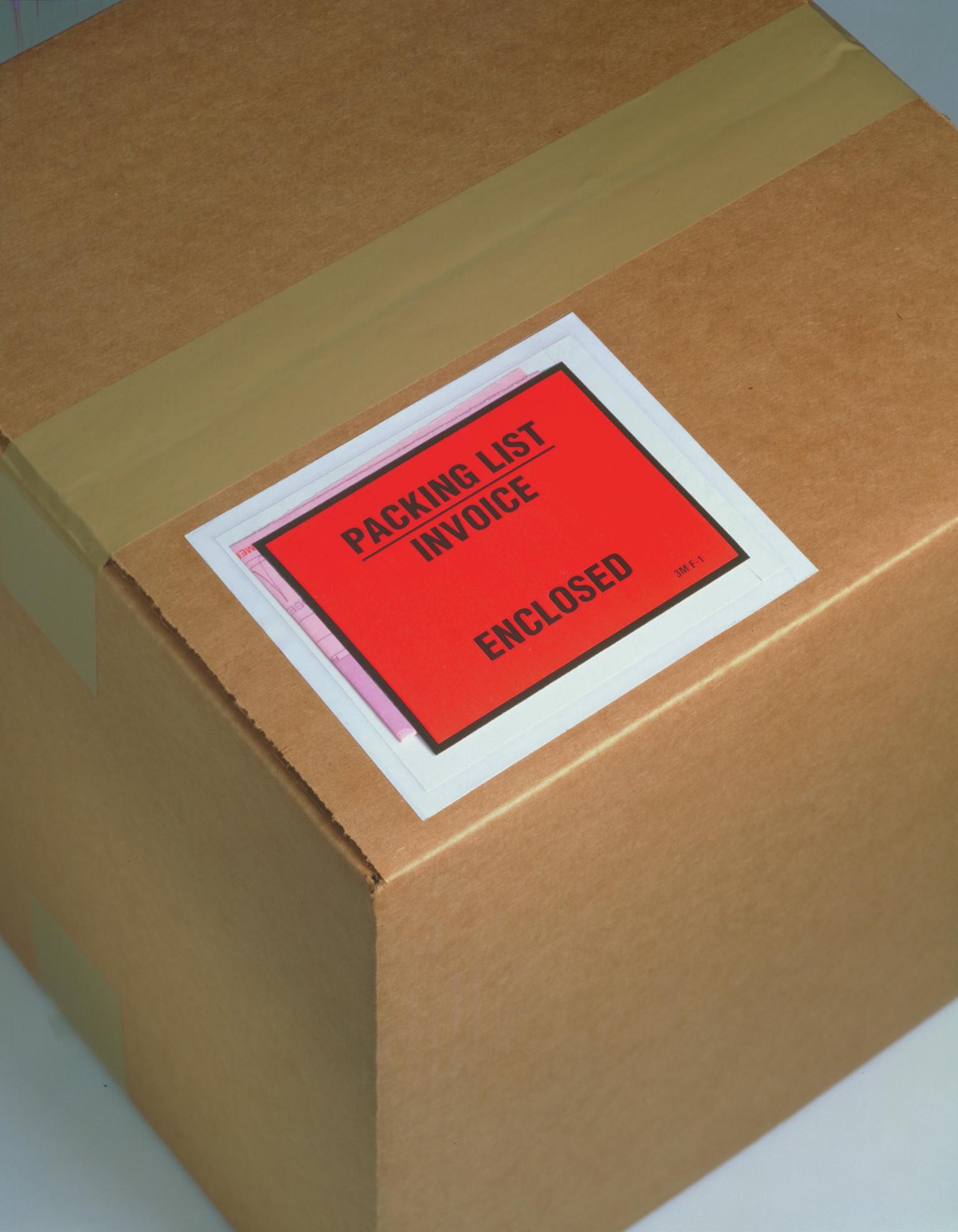 PACKING SLIP POUCH & PKT 5-1/2IN 4-1/2IN