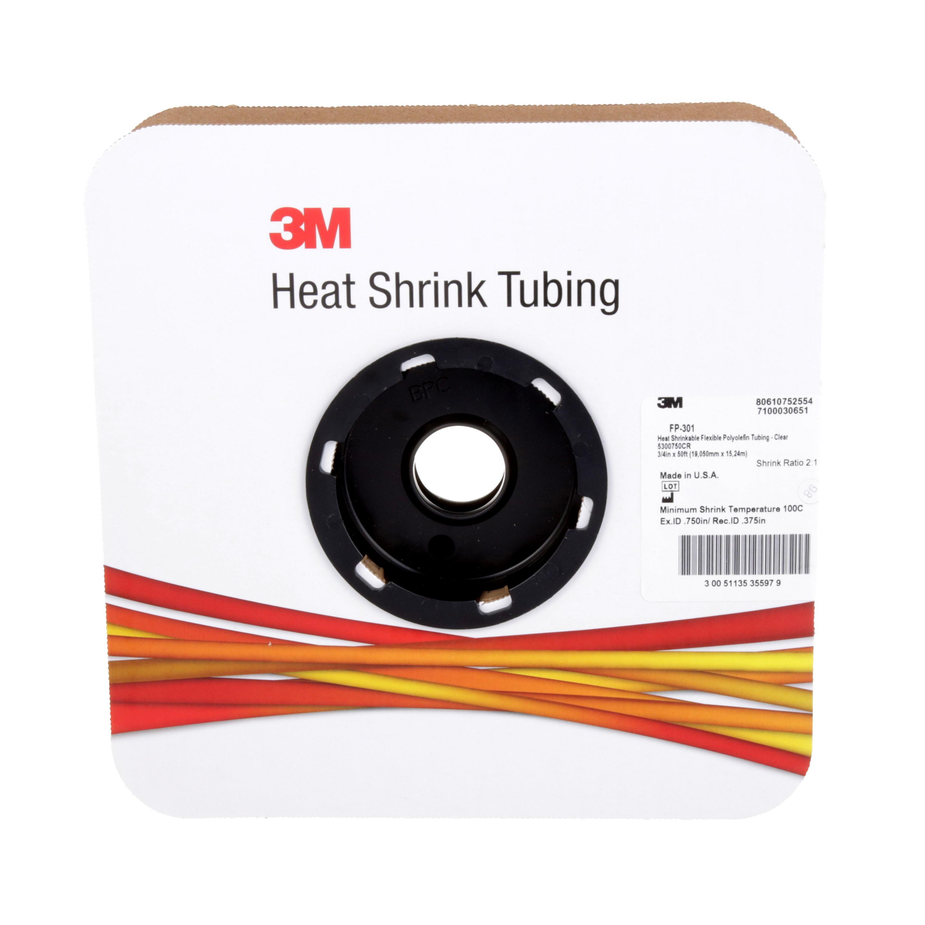 HEAT SHRINK TBG 3/4IN 3/8IN 0.03IN 50FT