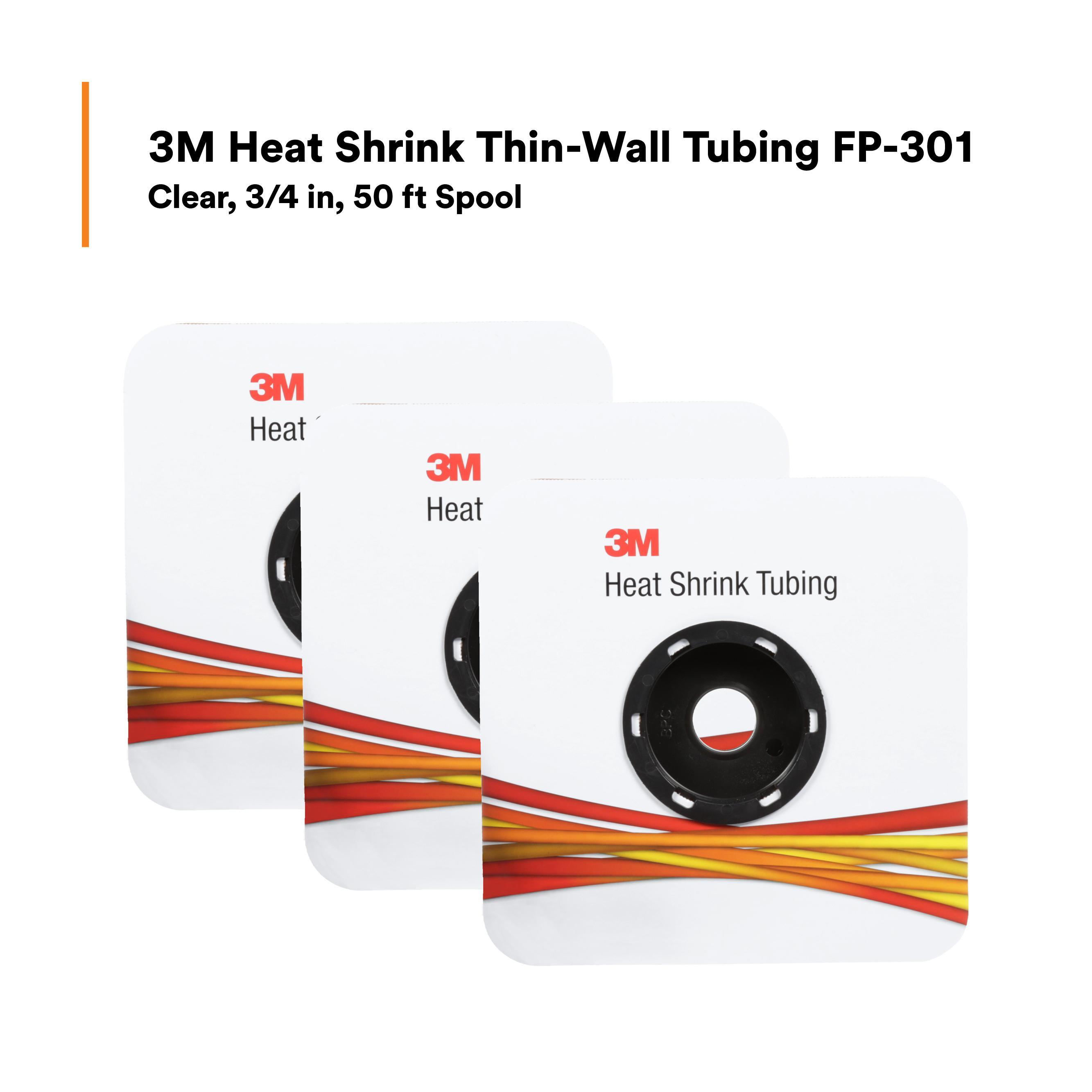 HEAT SHRINK TBG 3/4IN 3/8IN 0.03IN 50FT