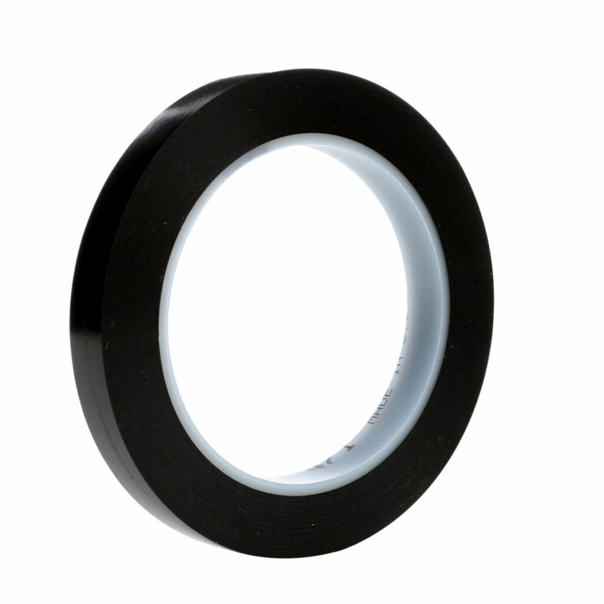VINYL TAPE 36YD 0.5IN 5.2MIL RUBBER