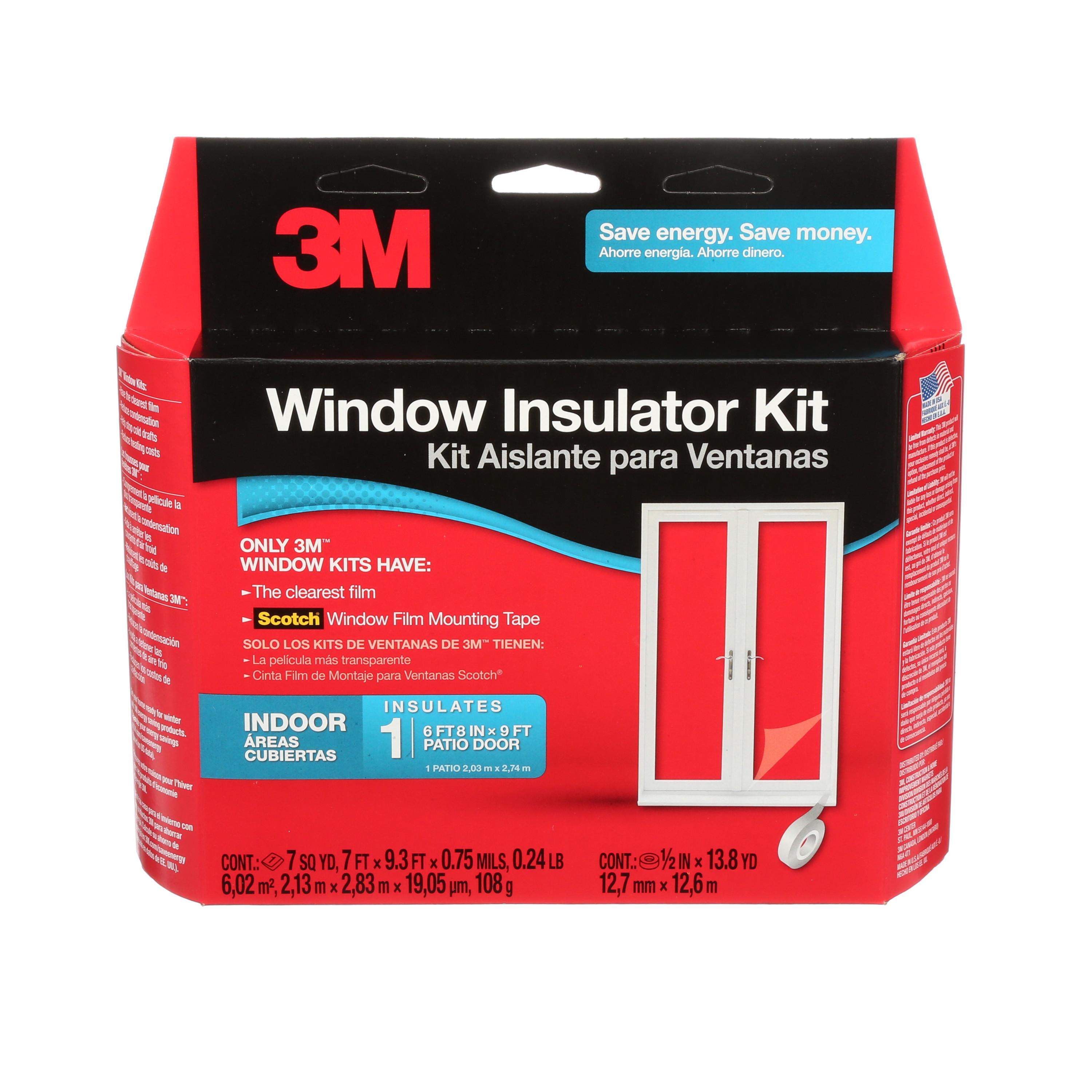 3M INDOOR WINDOW INSULATOR KIT - PATIO