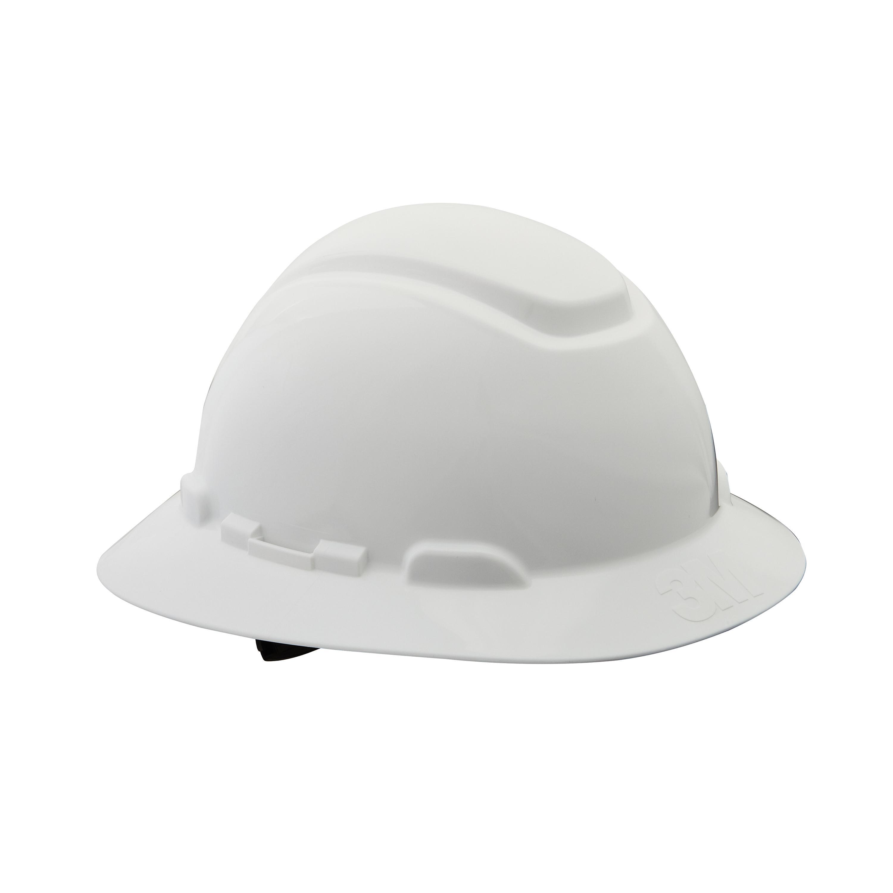 3M FULL-BRIM NON-VENTED HARD HAT WITH