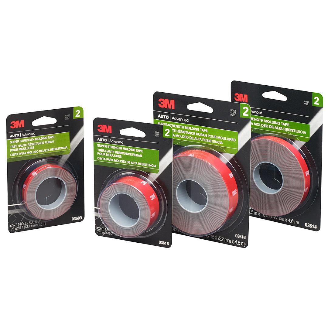AUTO TAPE 5FT 0.5IN 6MIL ACRYLIC FOAM