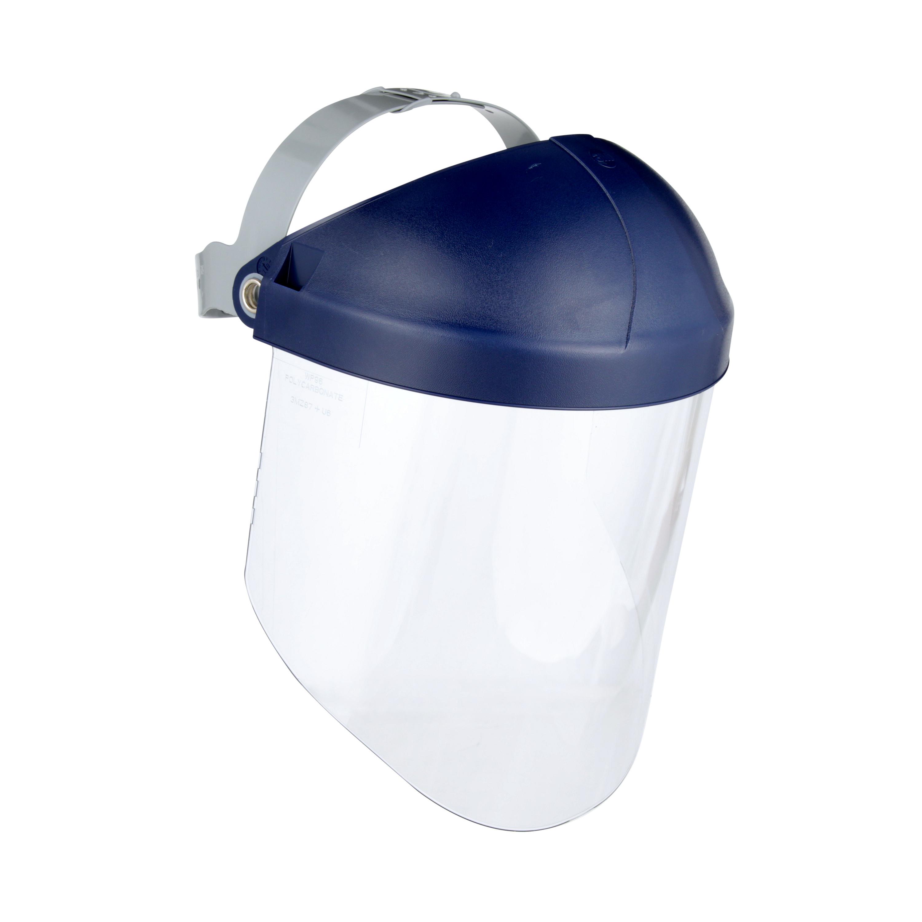 FACE SHLD ASSY CLEAR POLYCARBONATE GLASS