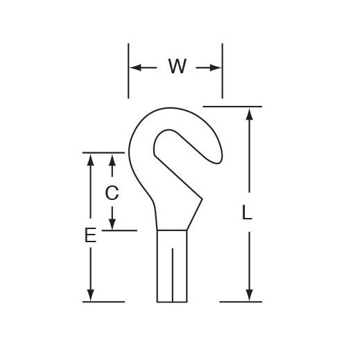 3M NON-INSULATED BUTTED SEAM HOOK
