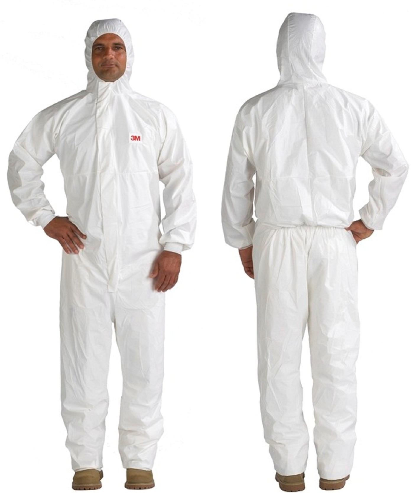 DISPOSABLE COVERALL & OA 3XL WHITE