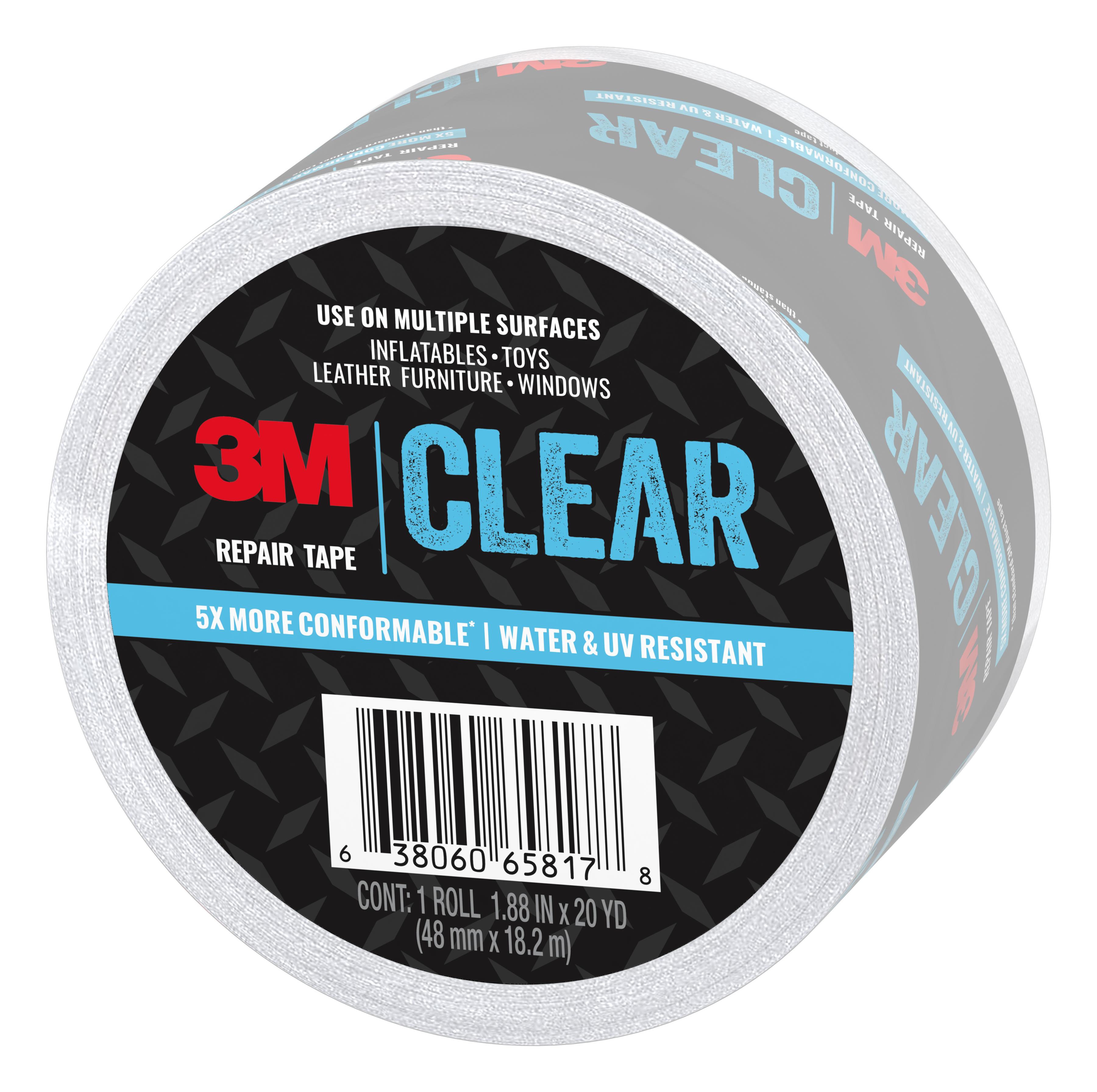 3M CLEAR REPAIR TAPE RT-CL60 1.88 IN X