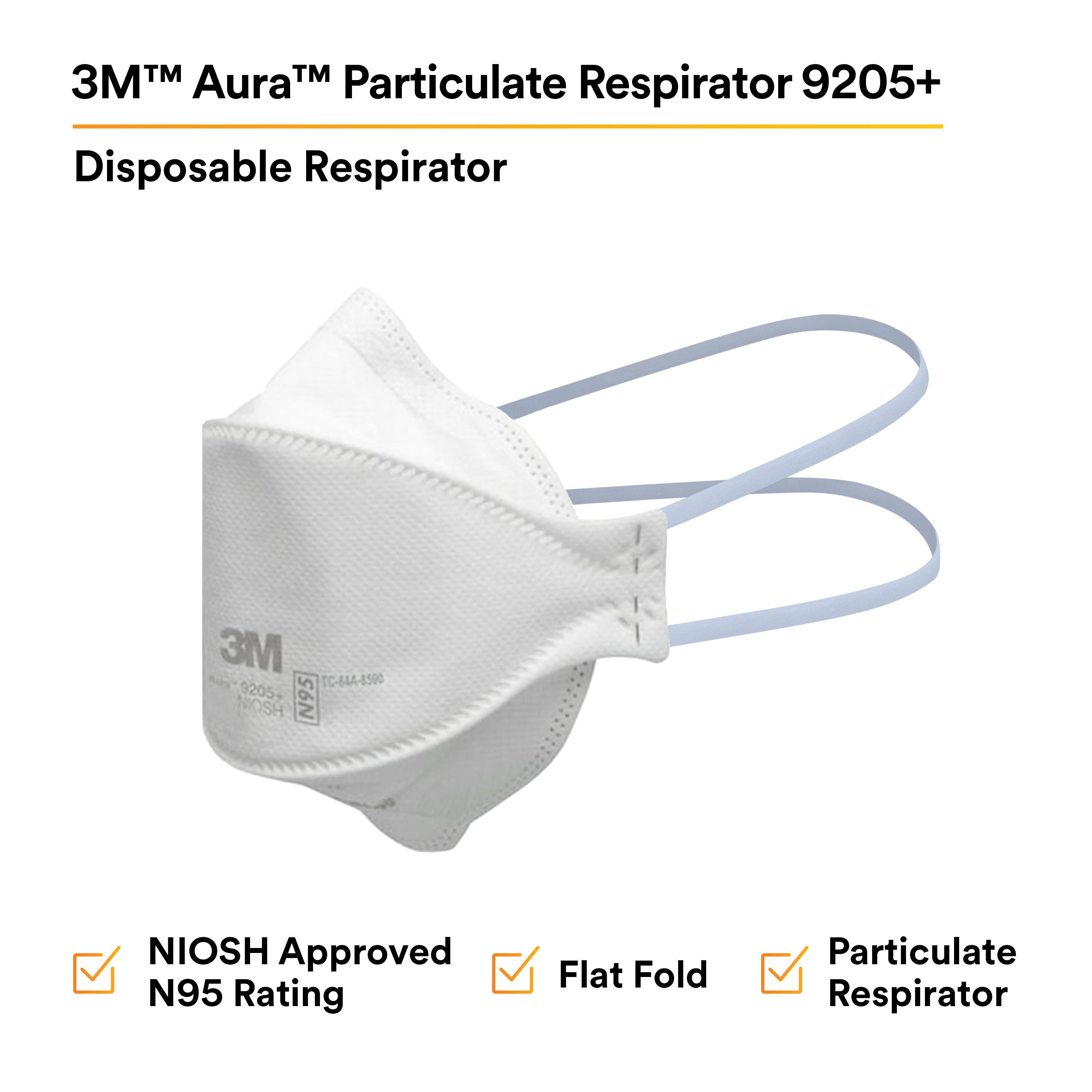 9205+N95 PARTICULATE RESPIRATOR