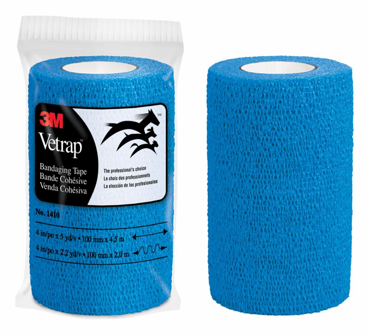 3M VETRAP BANDAGING TAPE 1410B-18 BLUE