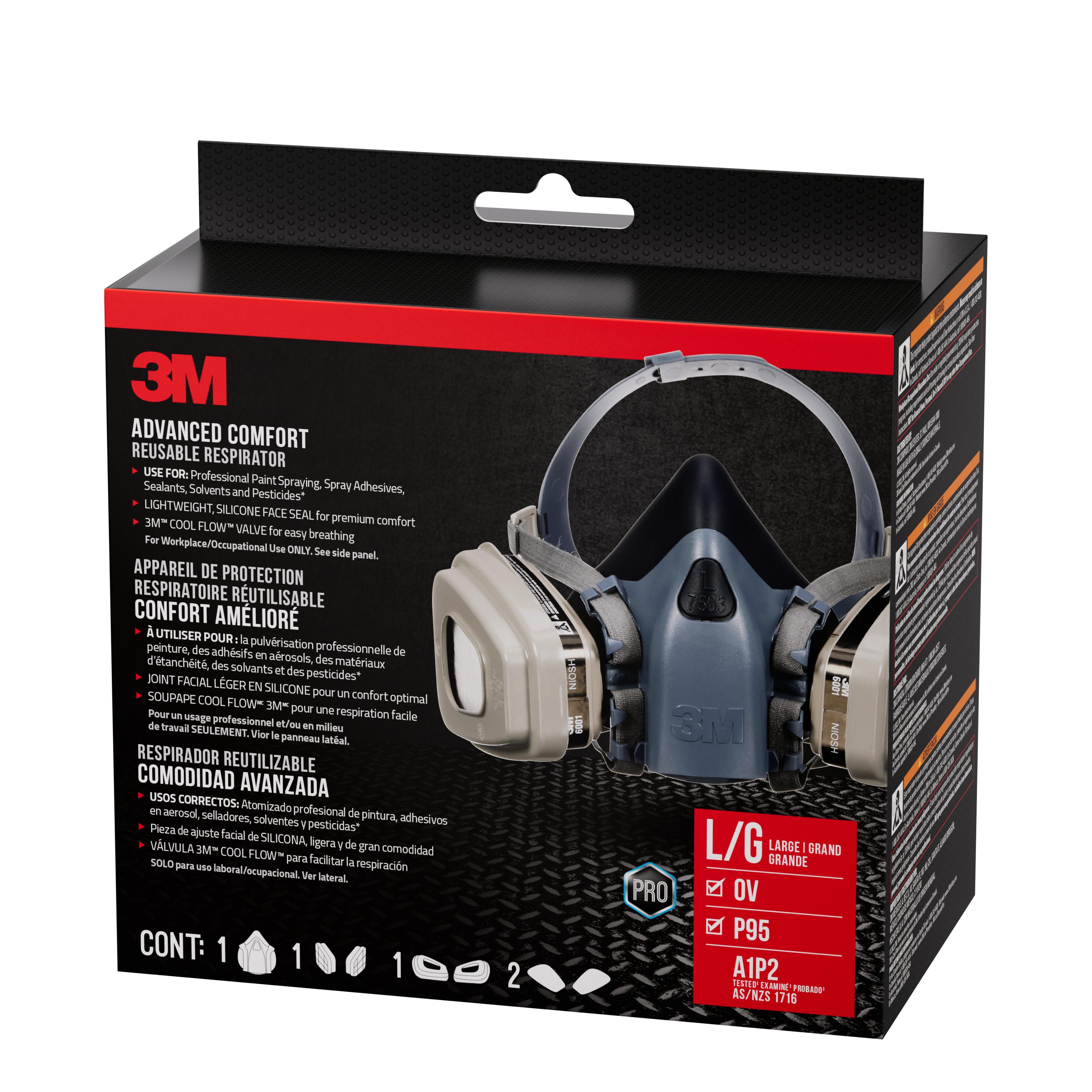 3M ADVANCED COMFORT REUSABLE RESPIRATOR