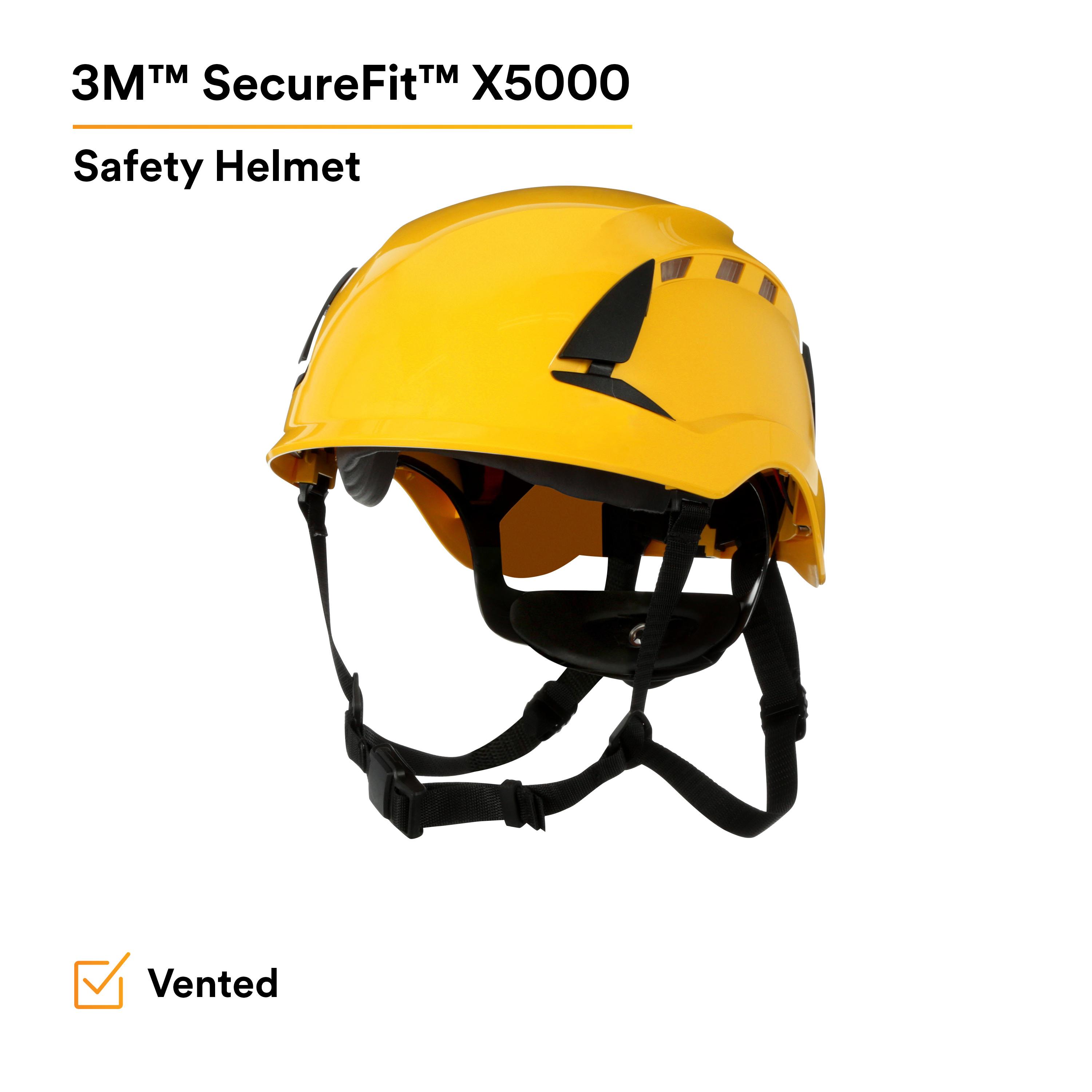 SECUREFIT HELMET X5002V-ANSI YELLOW