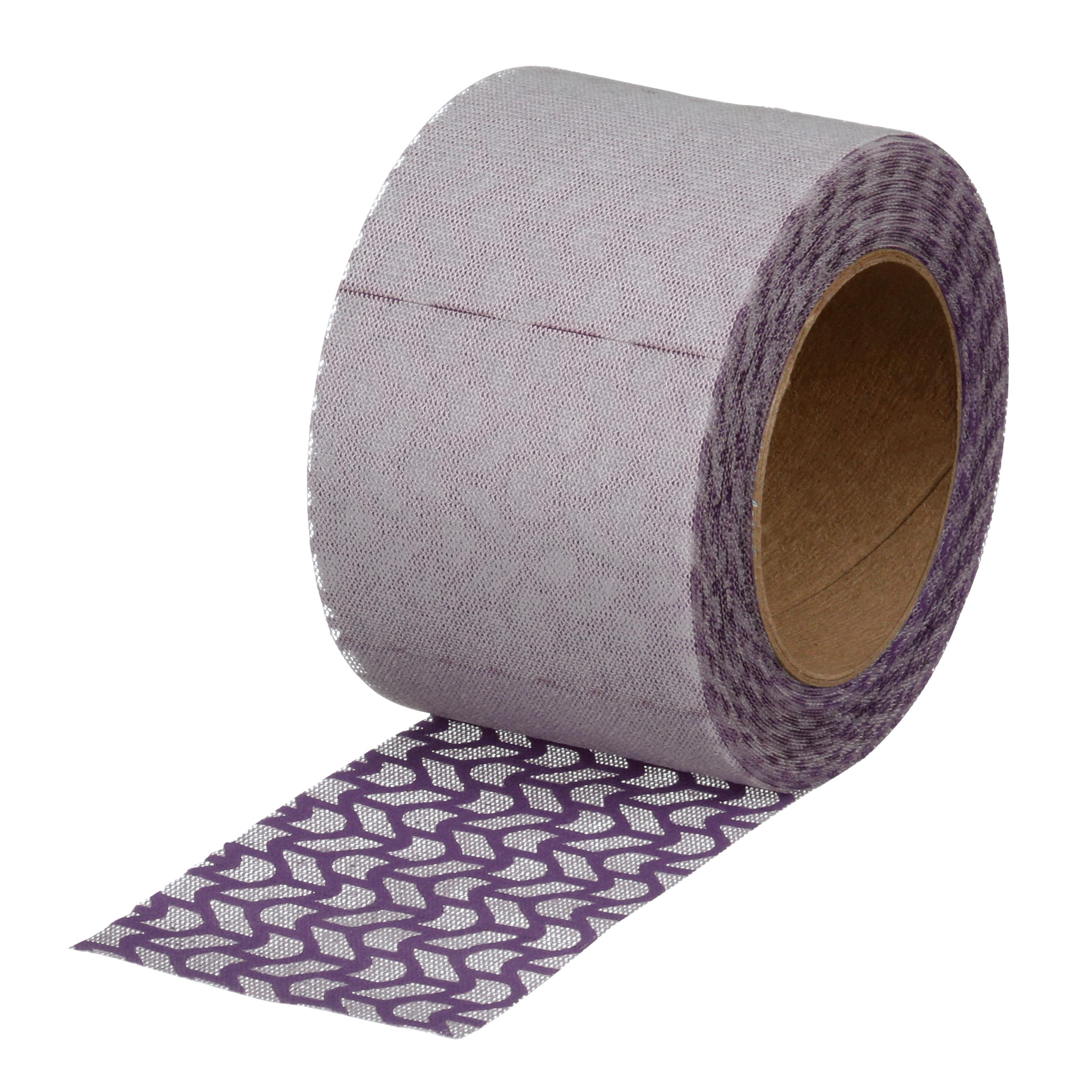 3M Xtract™ Cubitron™ II 7100283765 710W Roll, 10.936 yd L 3.15 in W, 320+ Grit, Precision Shaped Ceramic Abrasive, Net Backing