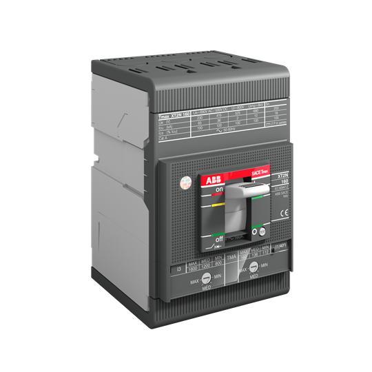 ABB XT2SU3050AFF000XXX Tmax XT Low Voltage Molded Case Circuit Breaker, 600/690 VAC, 50 A, 22 kA Interrupt, 3 Poles, Electronic Trip