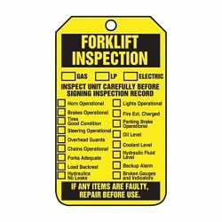 TAG SAF 5-3/4IN 3-1/4IN BK/YEL 3/8IN