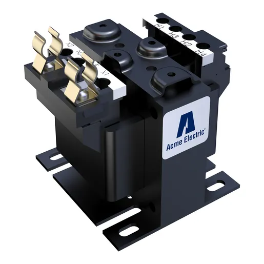 ACMe TB150N008F0 TB Series Encapsulated Industrial Control Transformer, 240 x 480 V Primary, 120 V Secondary, 150 VA Power Rating, 50, 60 Hz