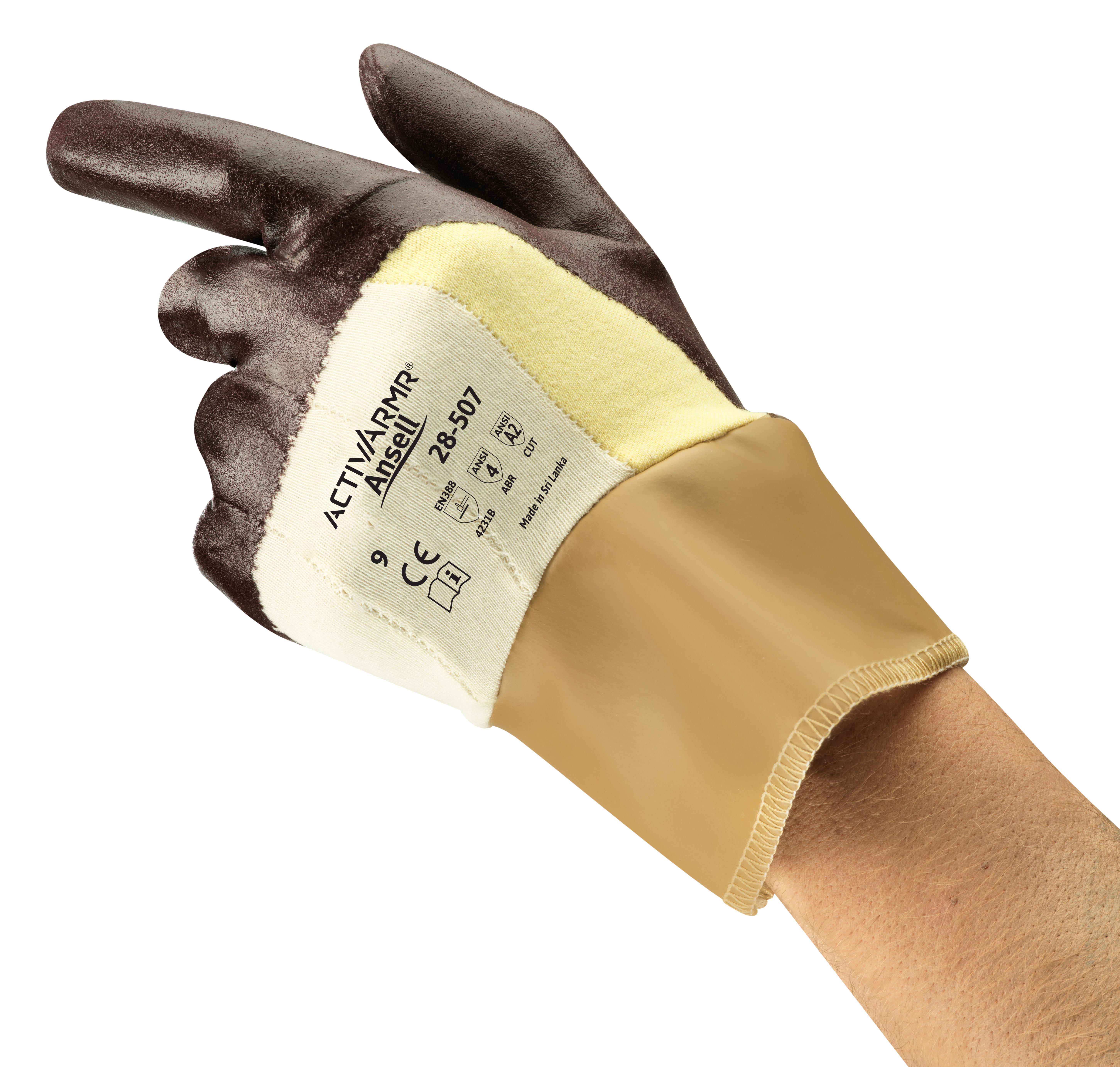 GLOVES RESISTANT CUT S/SZ 7 FOAM NITRILE