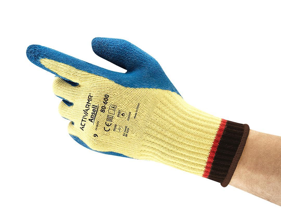 CUT-R GLOVES SZ 10 RUBBER LATEX