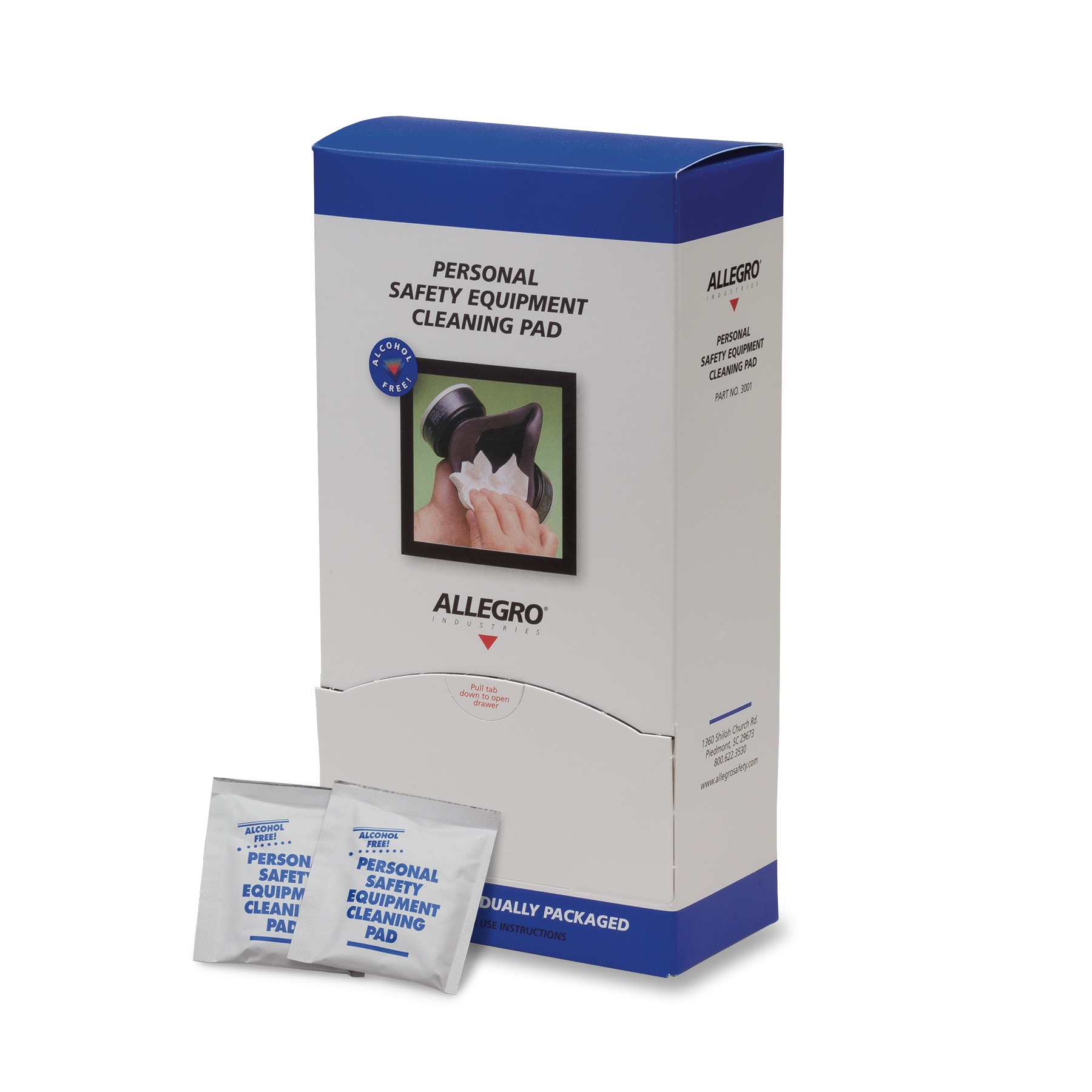 PAD CLEANING ALC-FREE 100 BOX 5 X 8IN