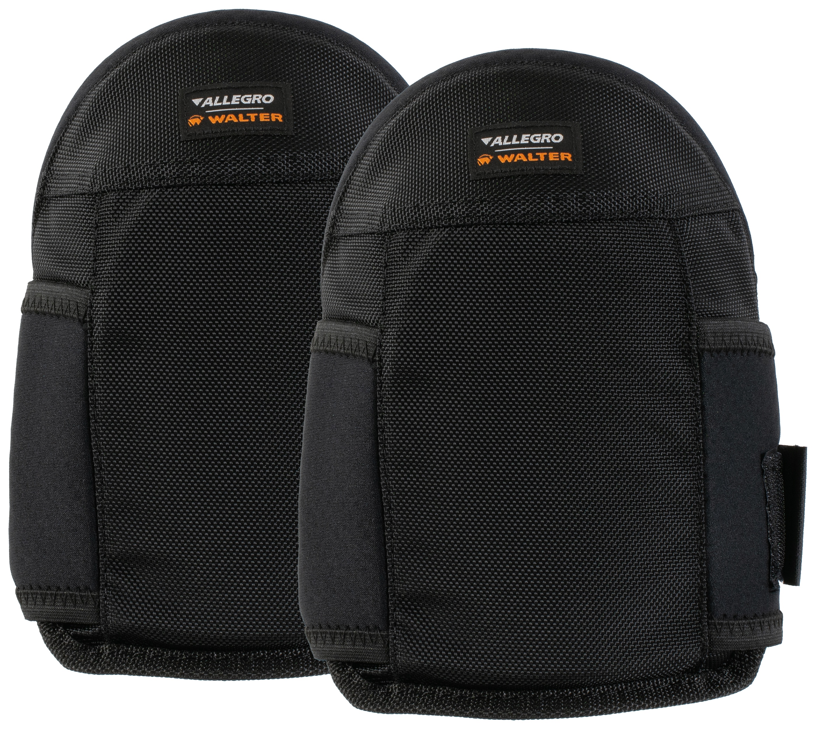 PAD KNEE FLEX UNIV EVA FOAM BK NYL/NPRN