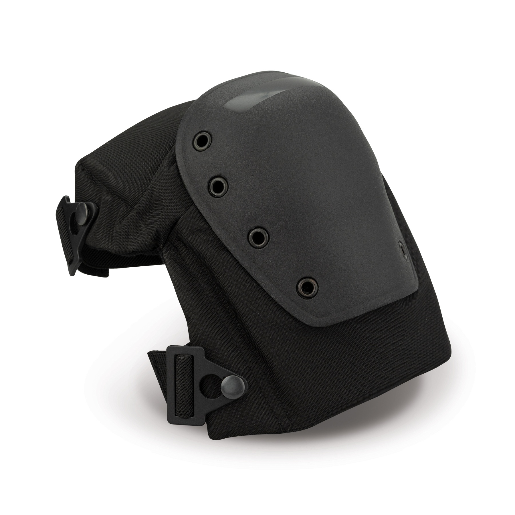 PAD KNEE DLX QUICK-FLEX RBR RBR NYL 2 BK